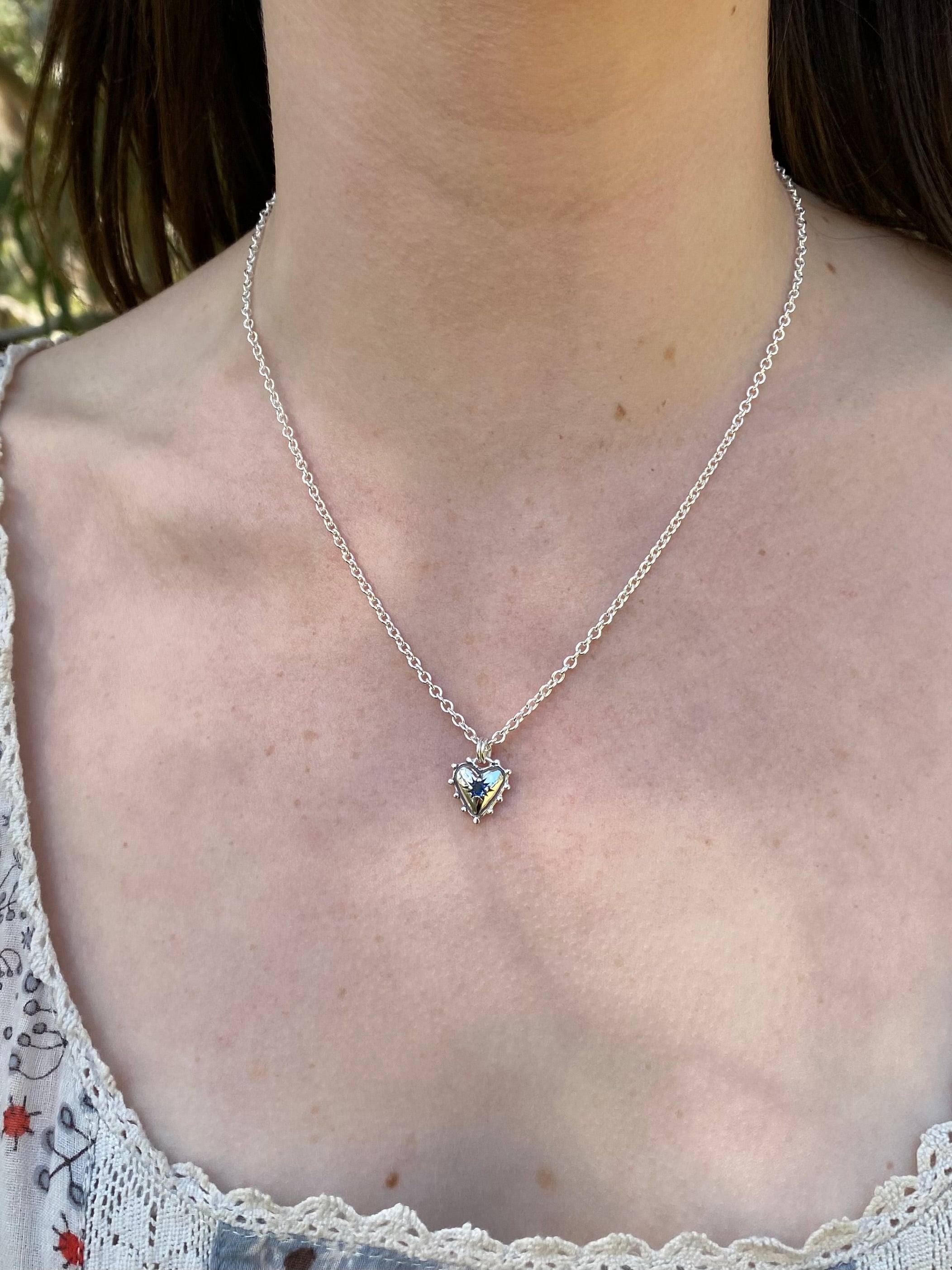 'Anya Necklace Swiss Blue