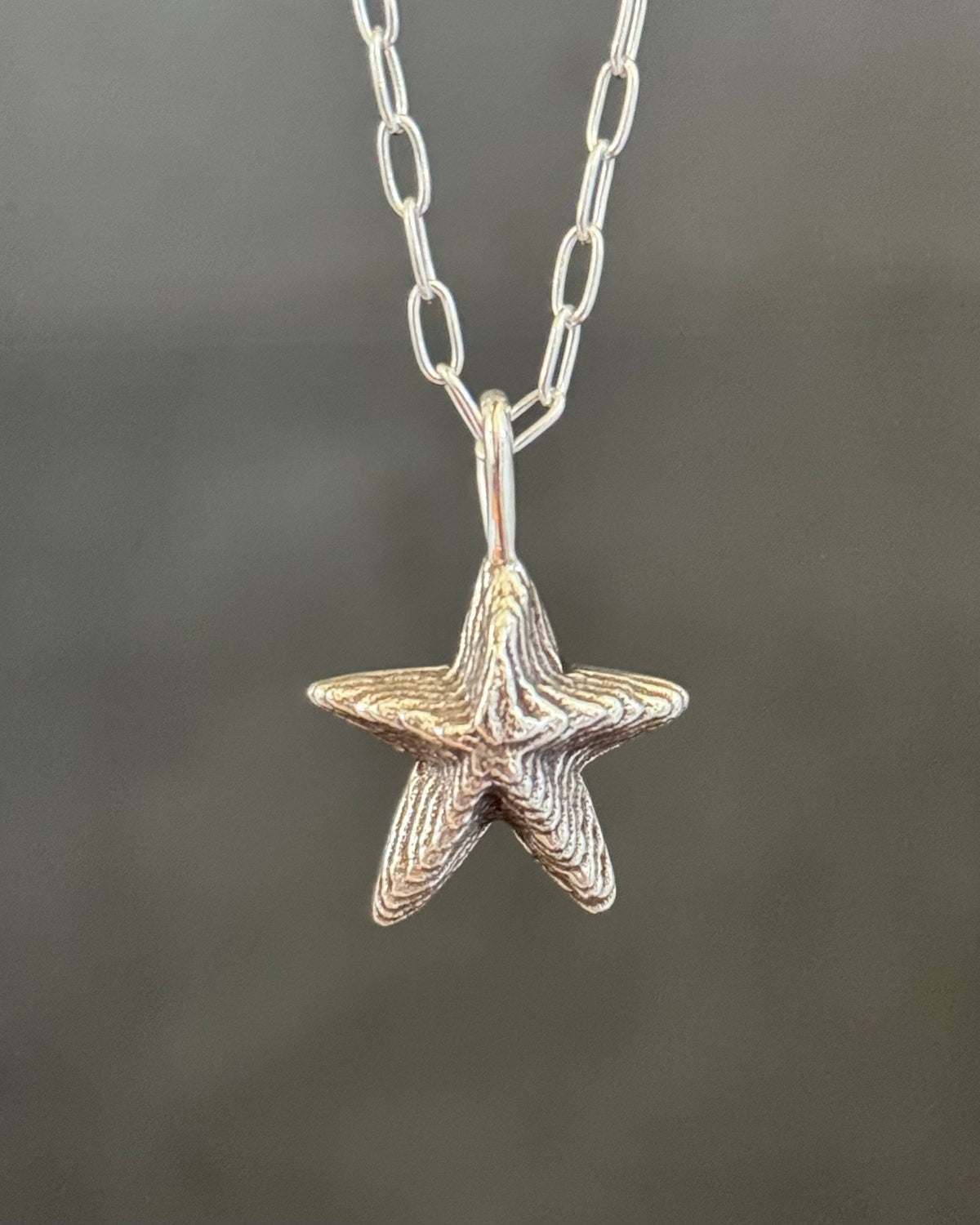 Cuttlebone Star Fish Necklace