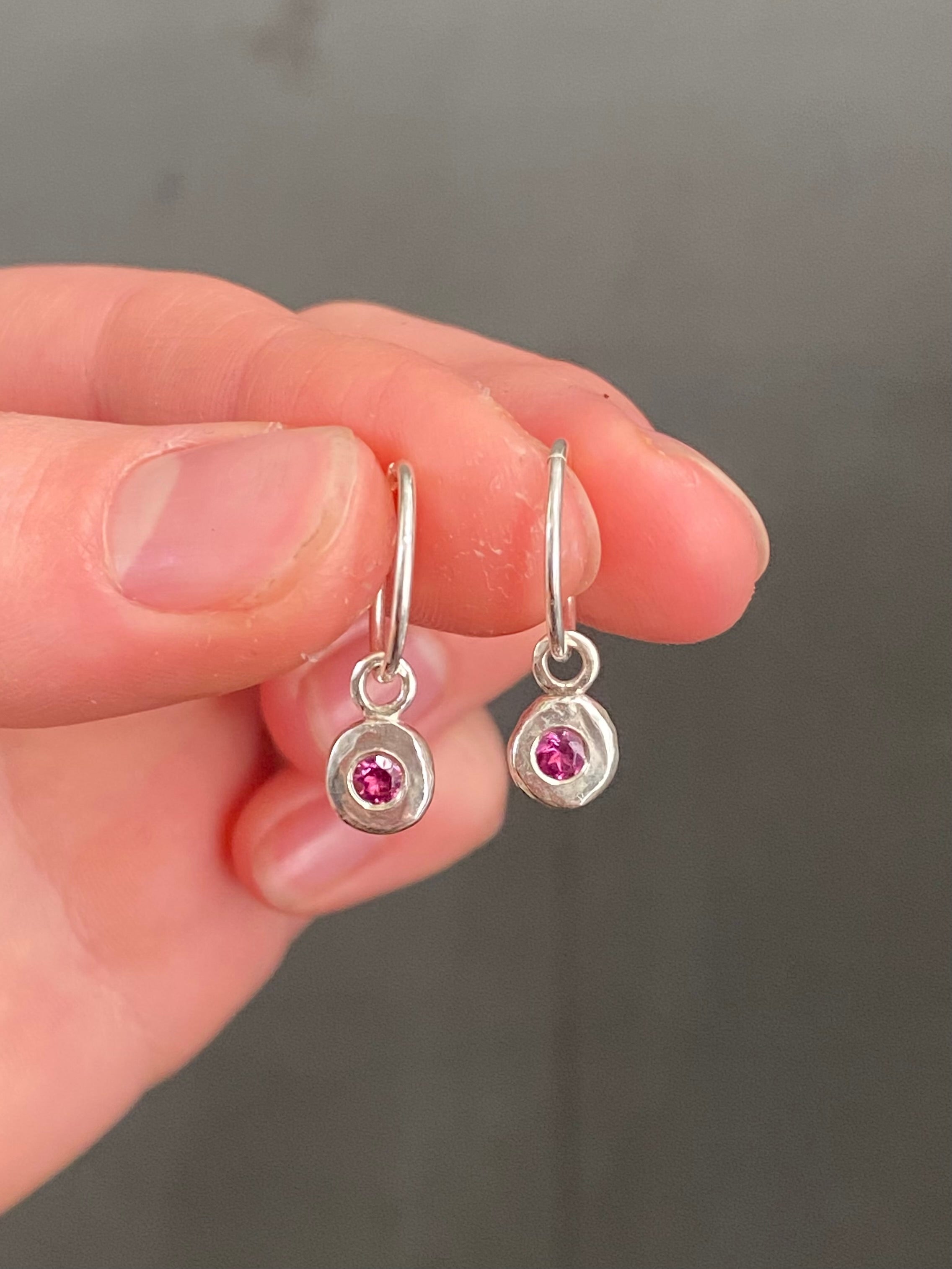 Organic Sleepers Rhodolite Garnet