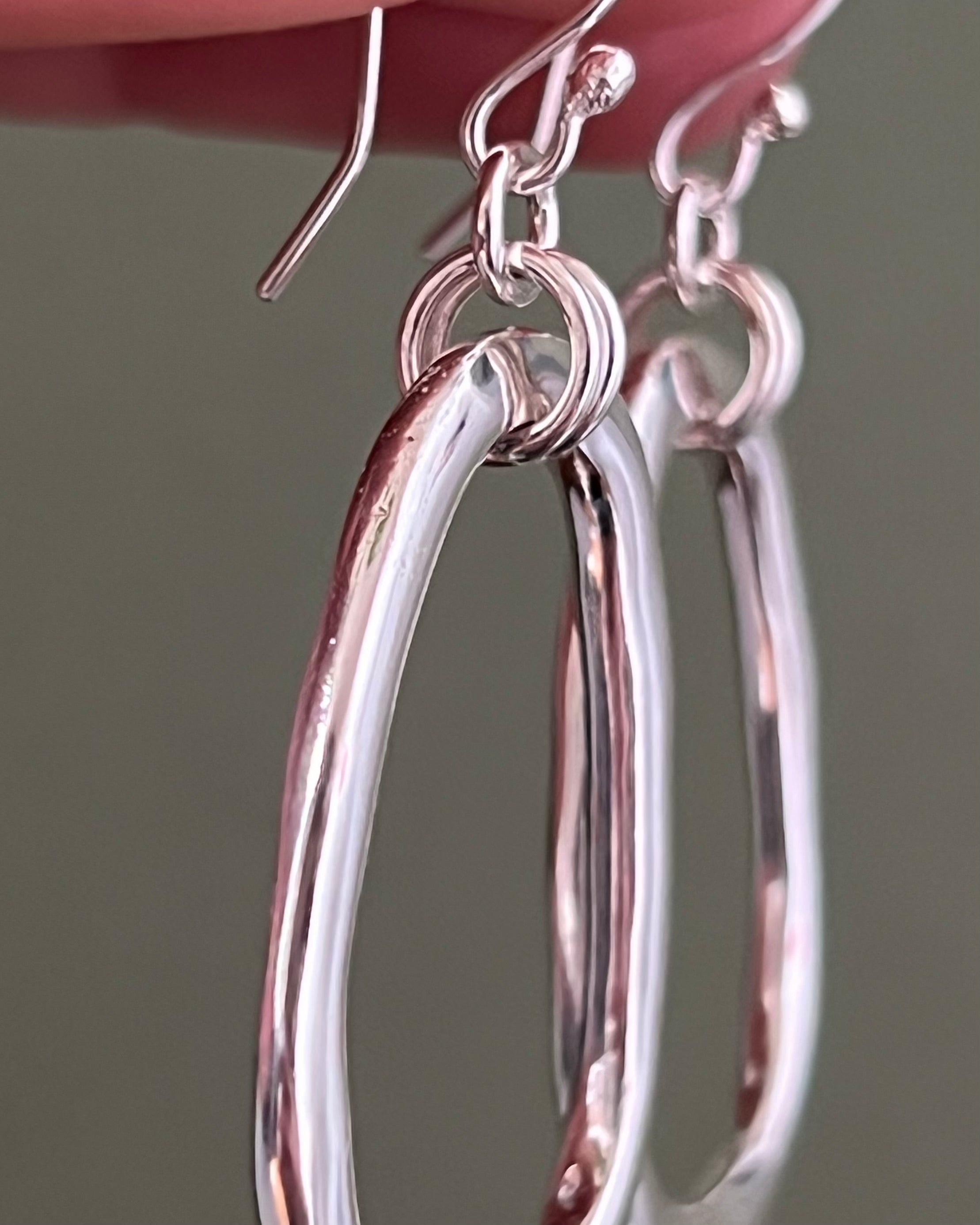Organic Oval Earrings