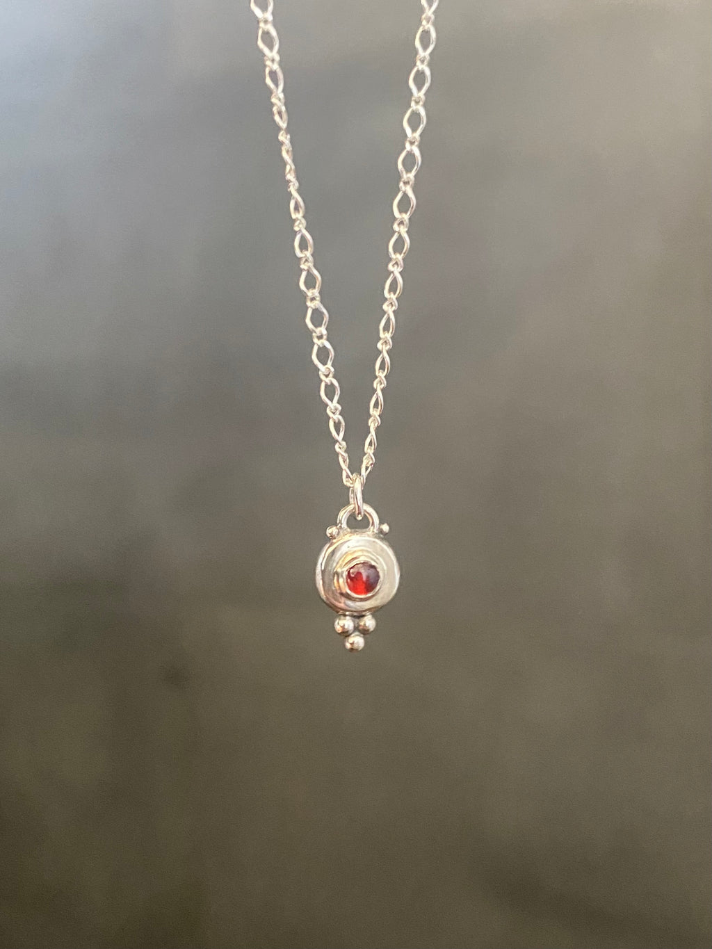 Hannah Necklace Garnet