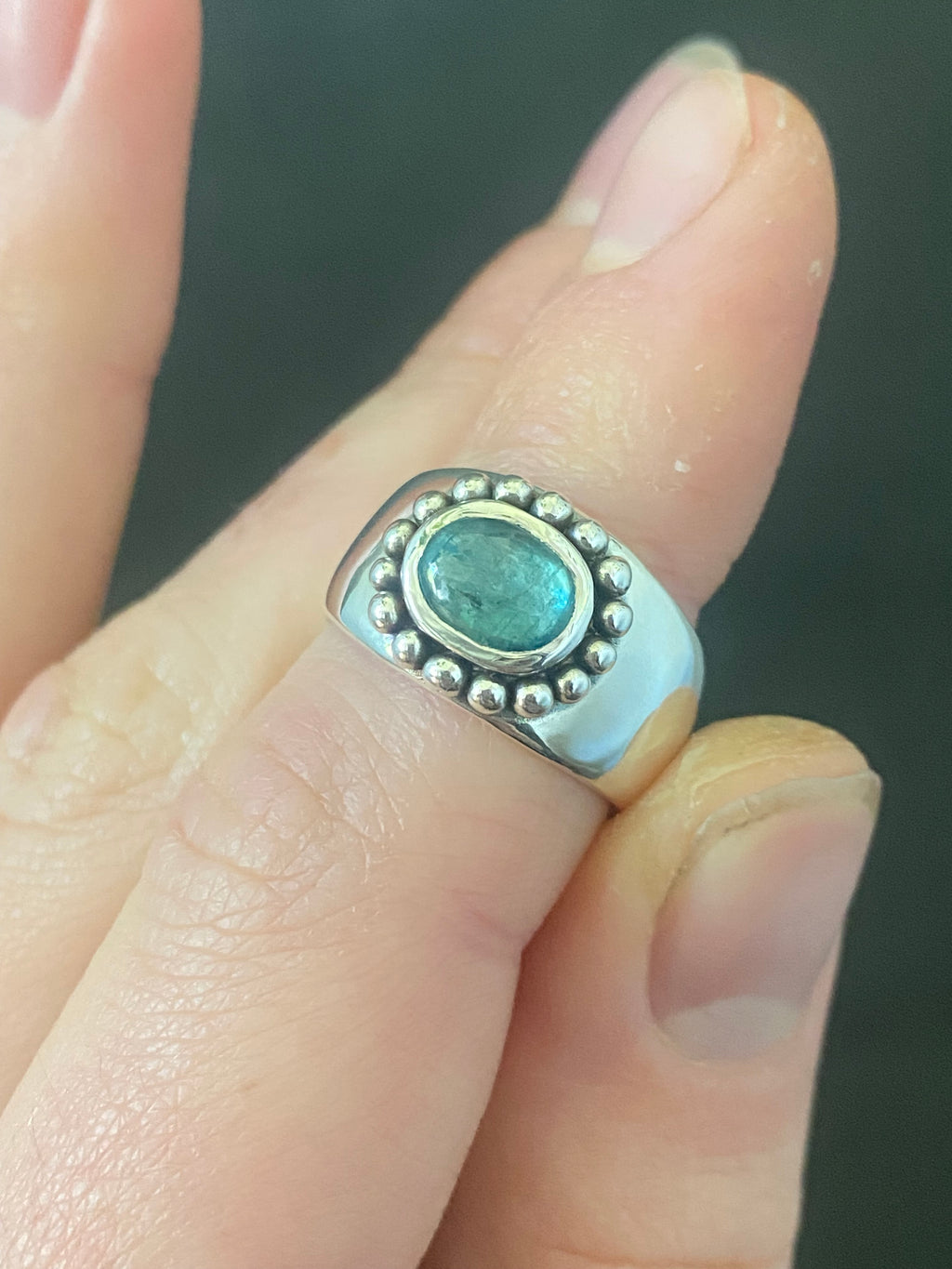 Kyanite Ring L 1/2