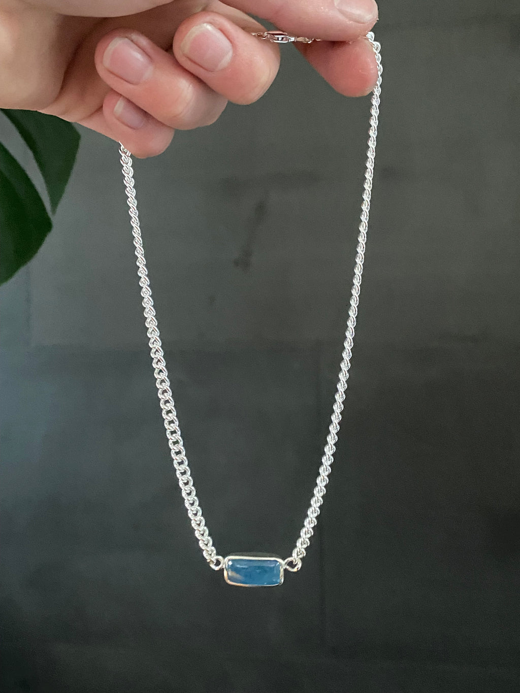 Kyanite Chain Necklace