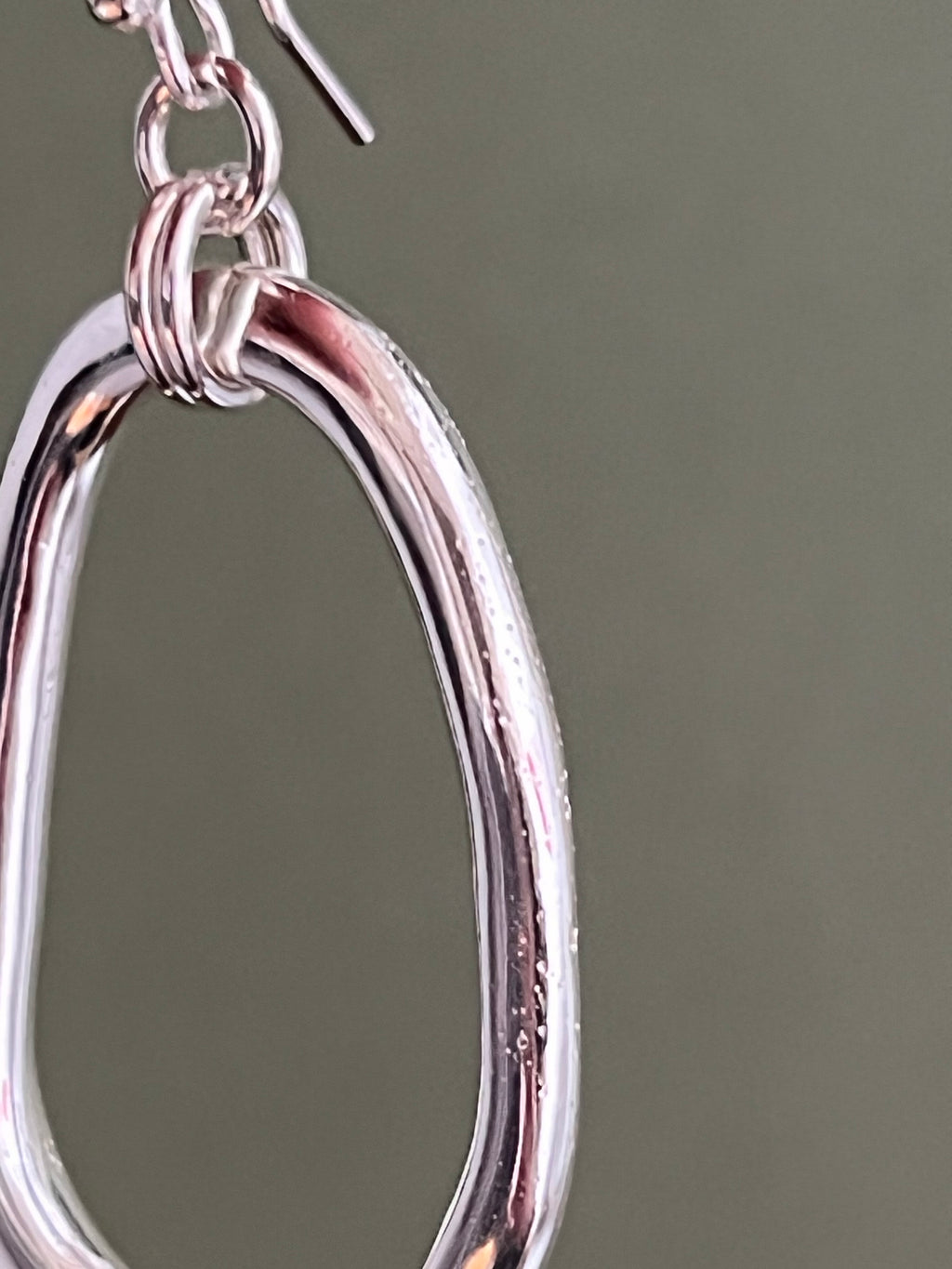 Organic Oval Earrings