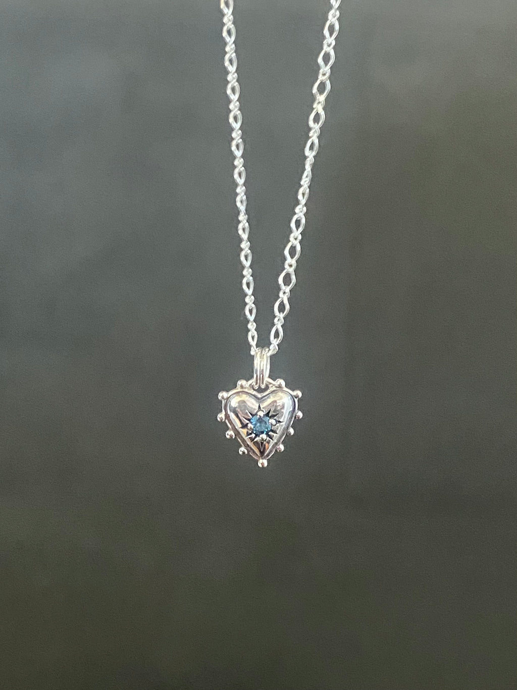 'Anya Necklace London Blue Topaz