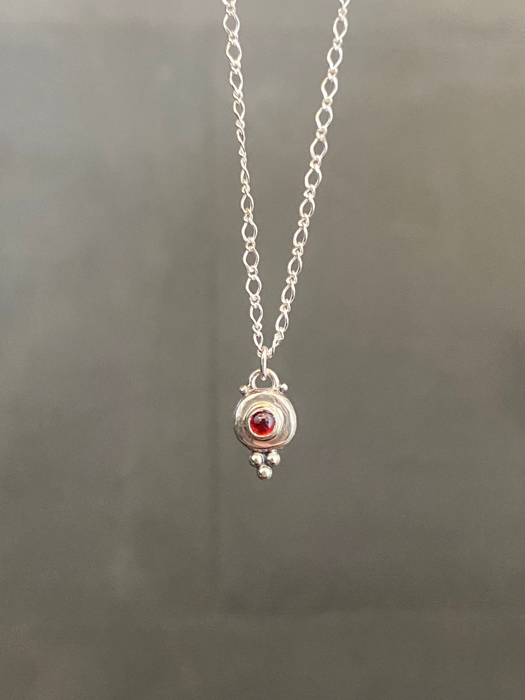 Hannah Necklace Garnet