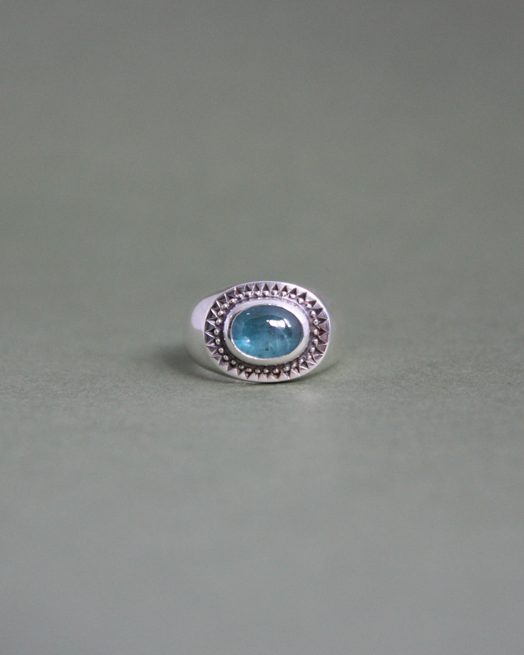 Oval Celestial Kyanite Ring I