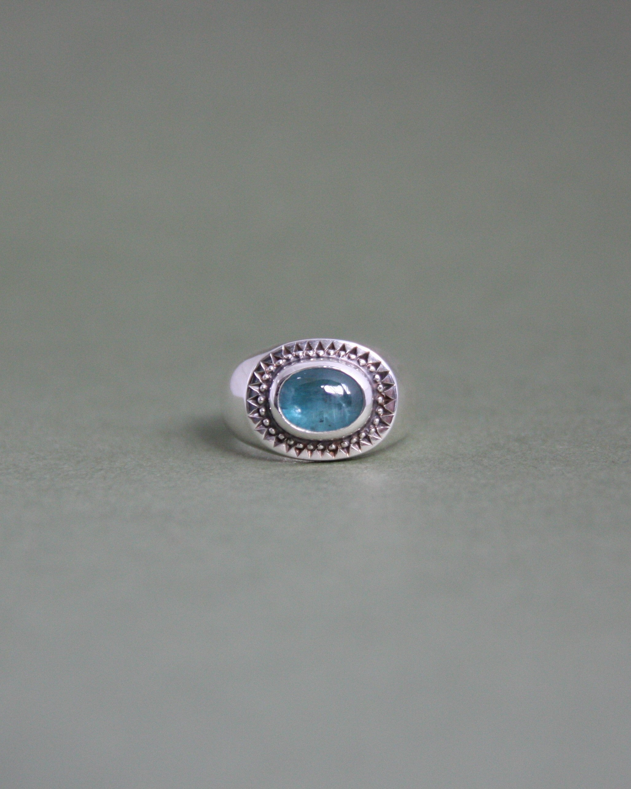 Oval Celestial Kyanite Ring I