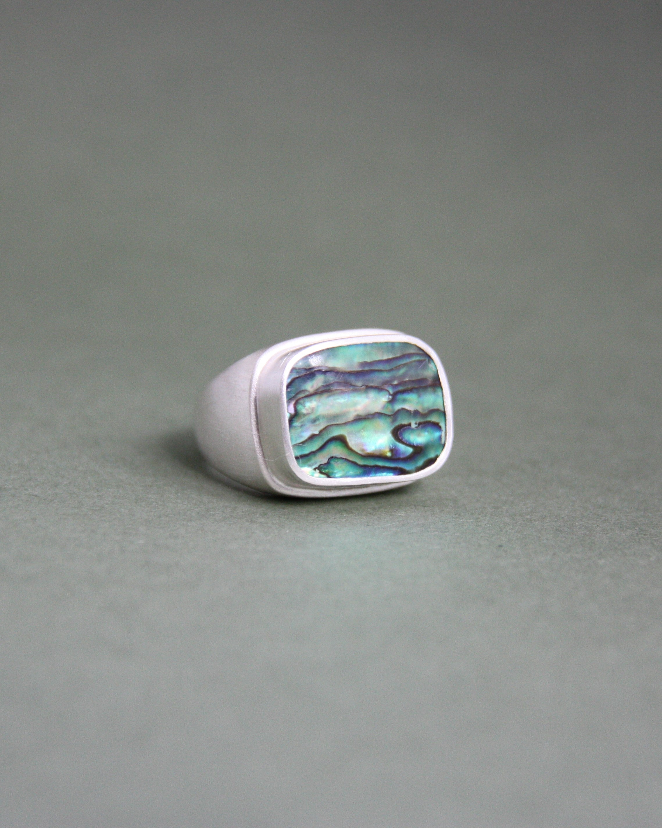 Abalone Signet Satin Finish T 1/2