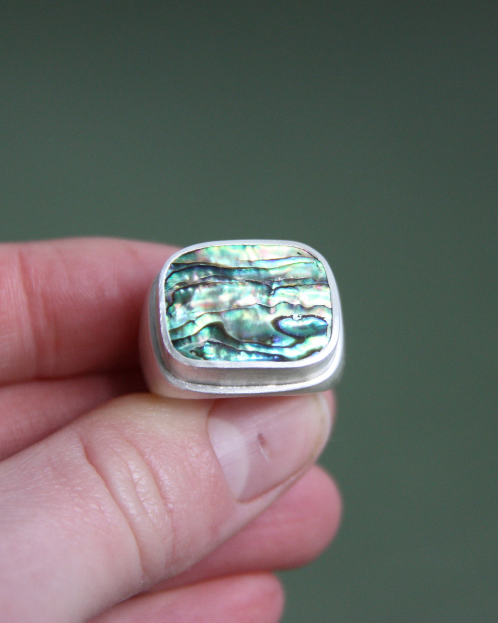 Abalone Signet Satin Finish T 1/2