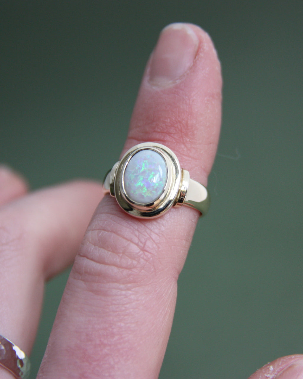 Junpier Gold & Opal Ring N