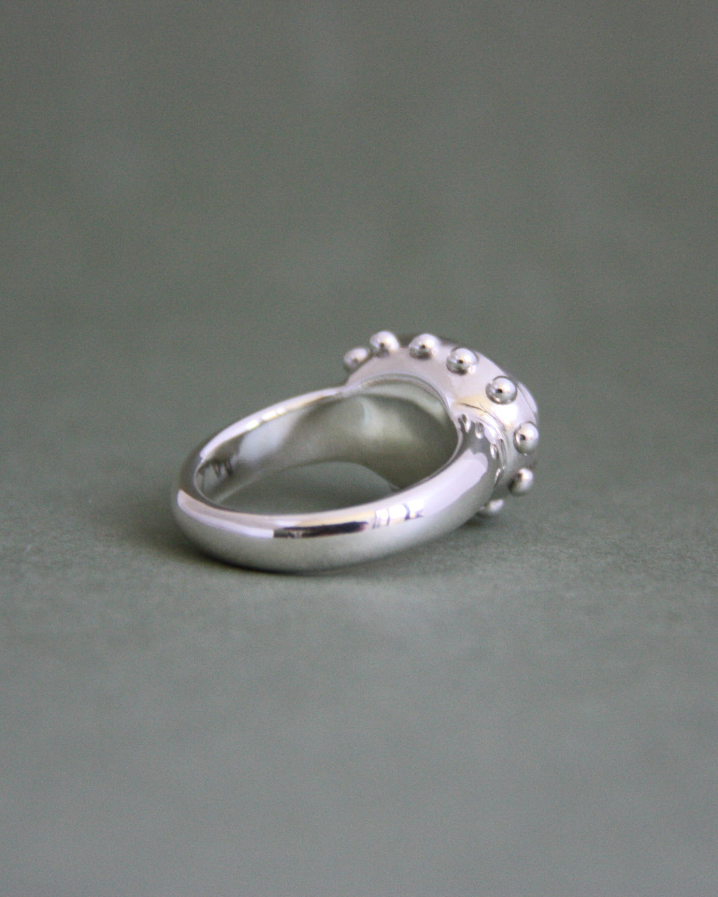 Studded Opal Ring N 1/2