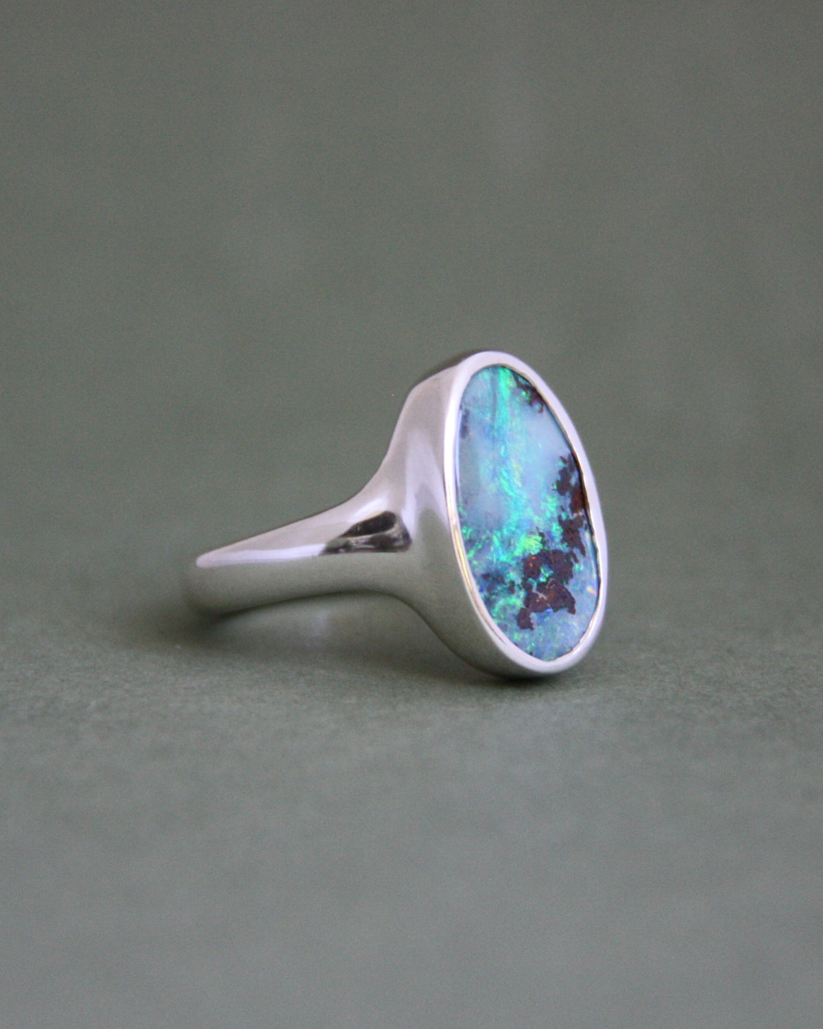 Over The Ocean Opal Ring U