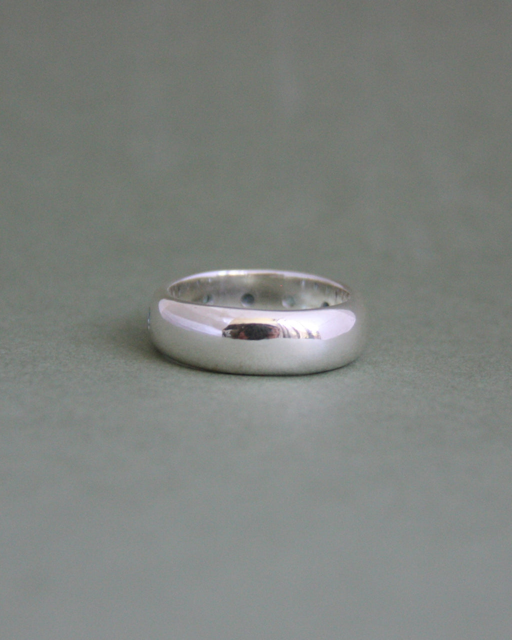 UFO Ring Blue Topaz U