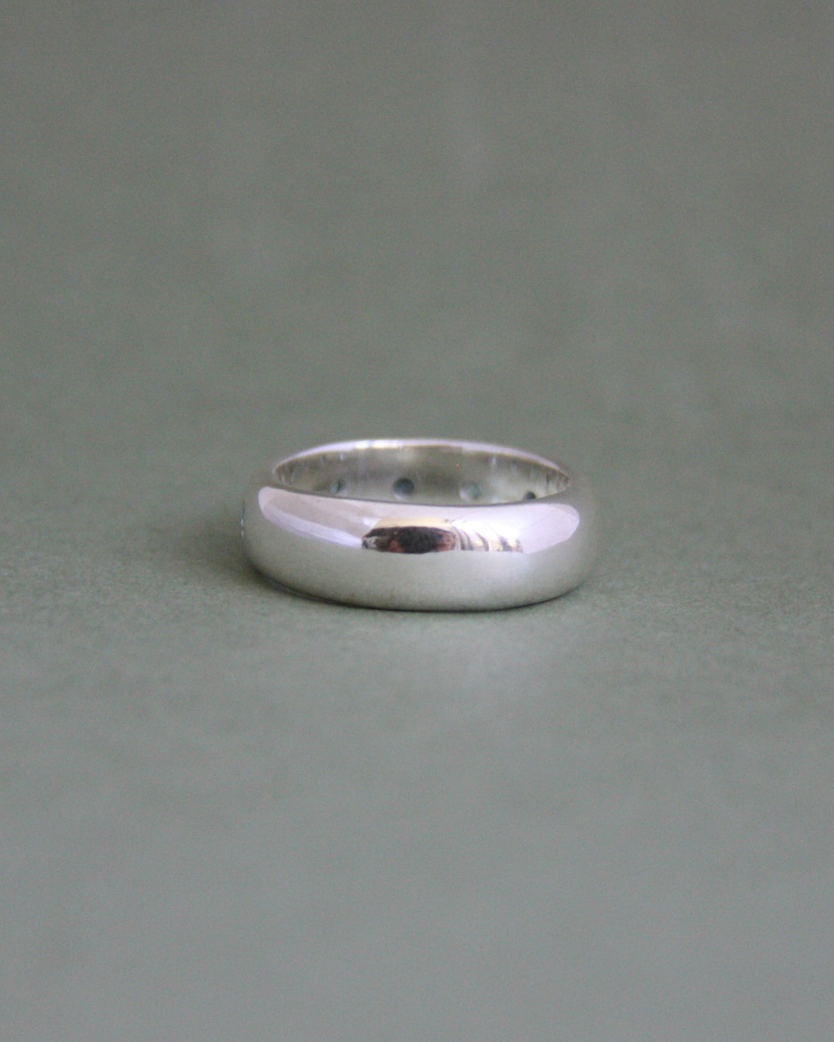 UFO Ring Blue Topaz U