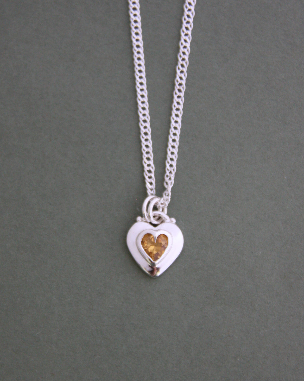 Locket Love Necklace Citrine