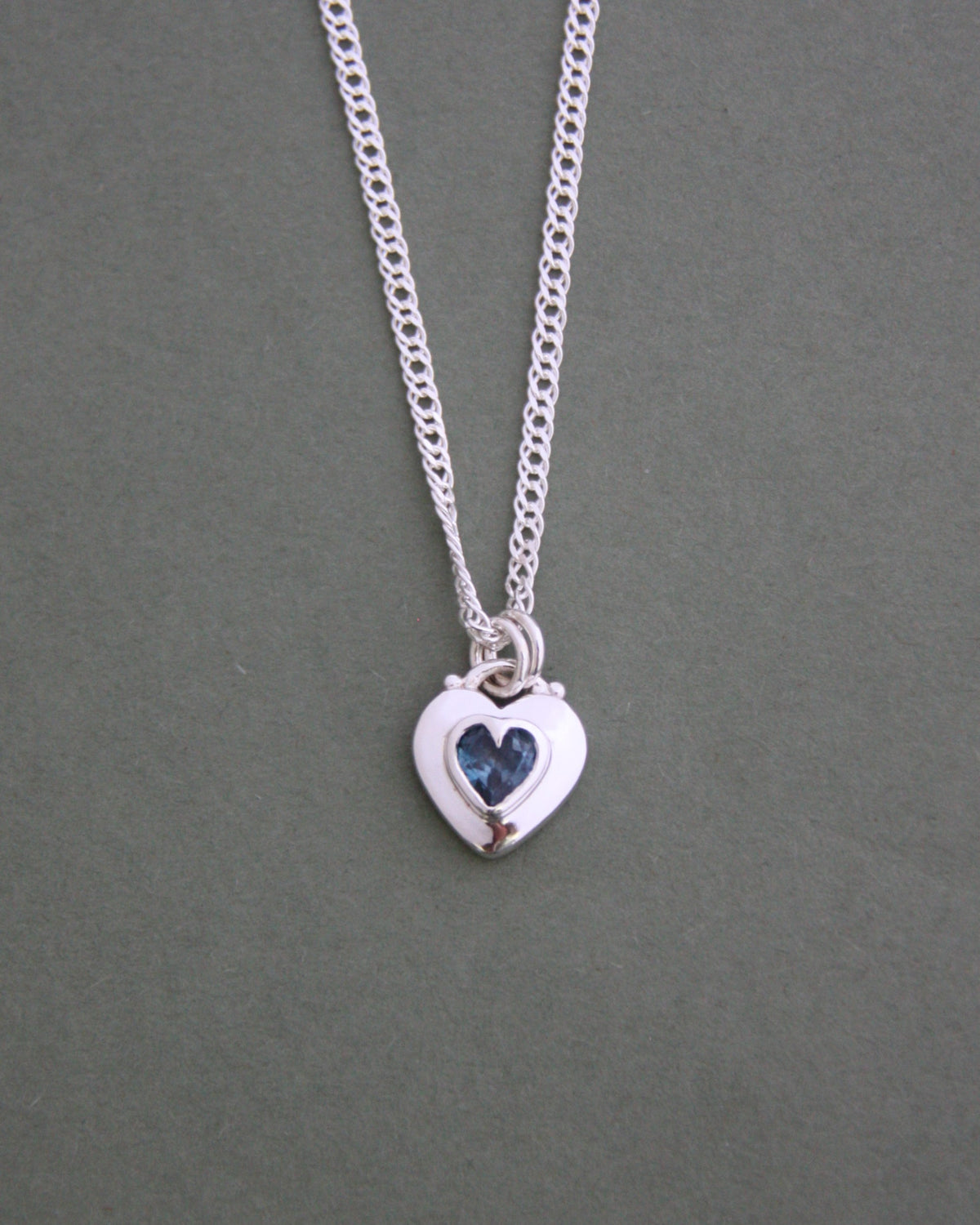 Locket Love Necklace London Blue Topaz