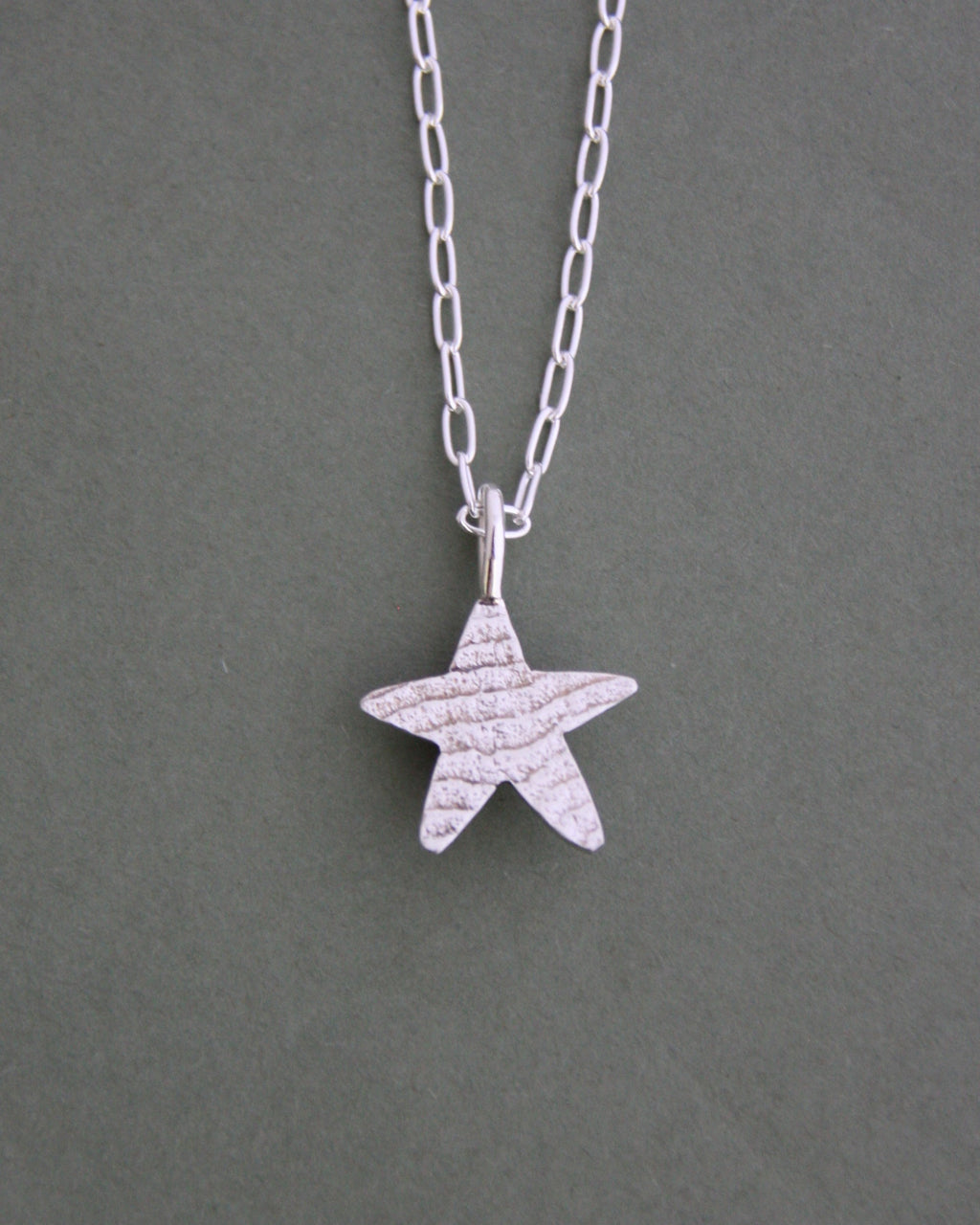 Cuttlebone Star Fish Necklace