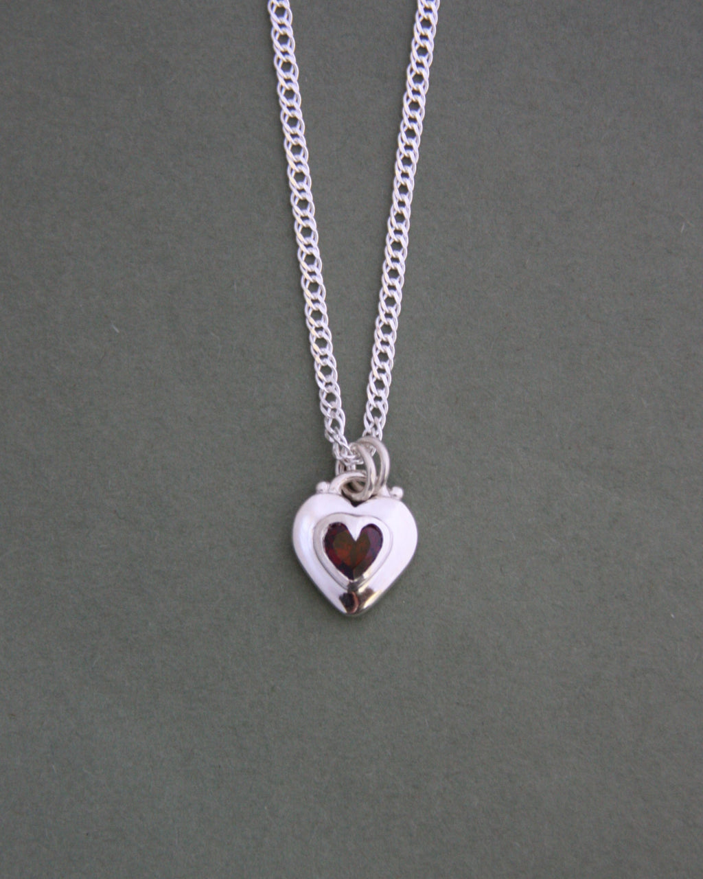Locket Love Garnet Necklace