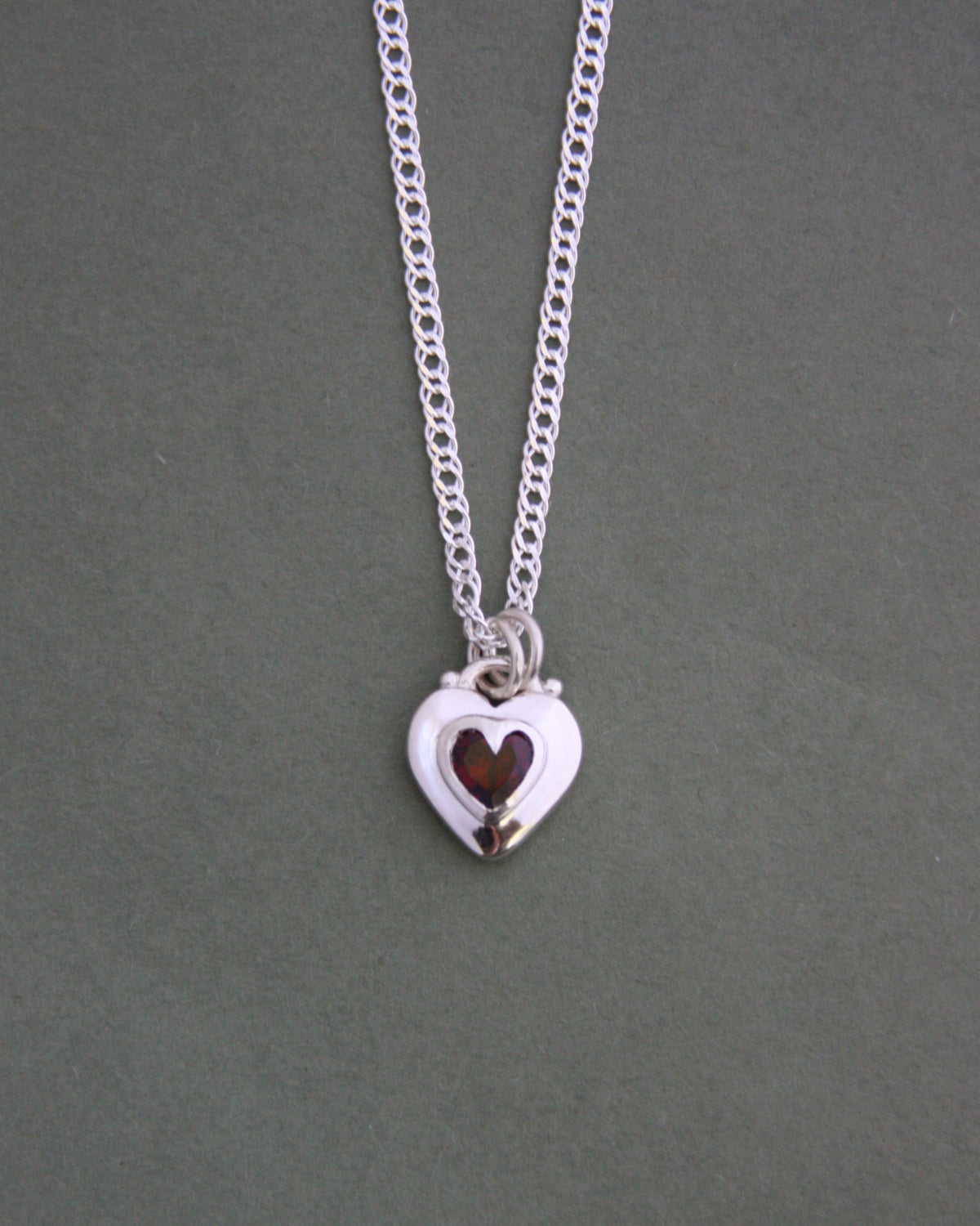 Locket Love Garnet Necklace