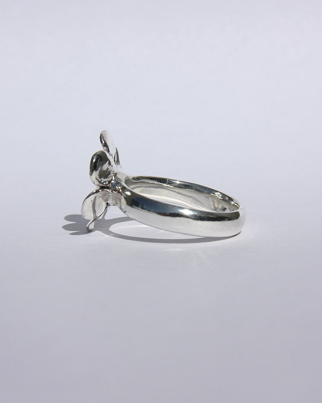 Flower Ring Silver T 1/2