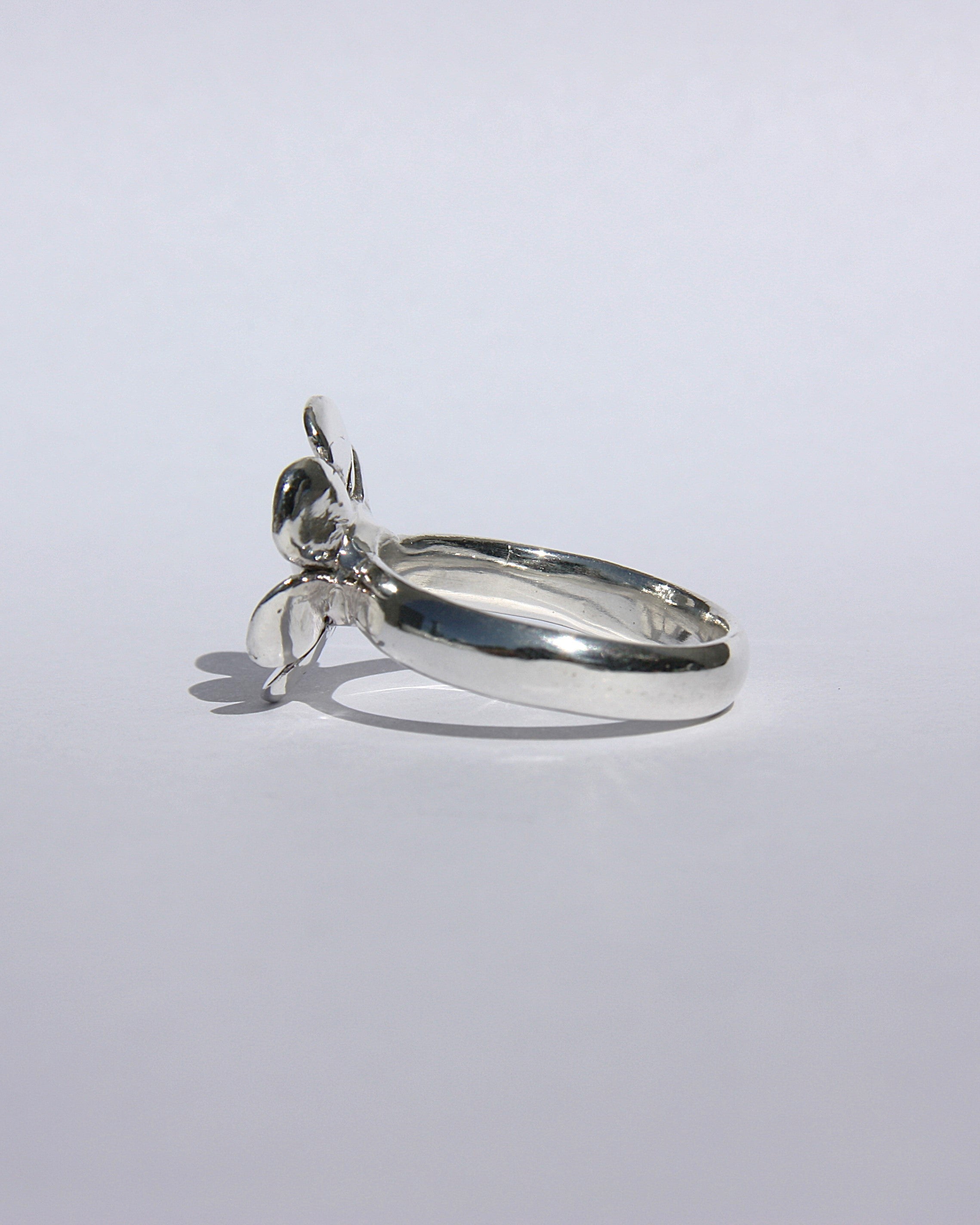 Flower Ring Silver T 1/2