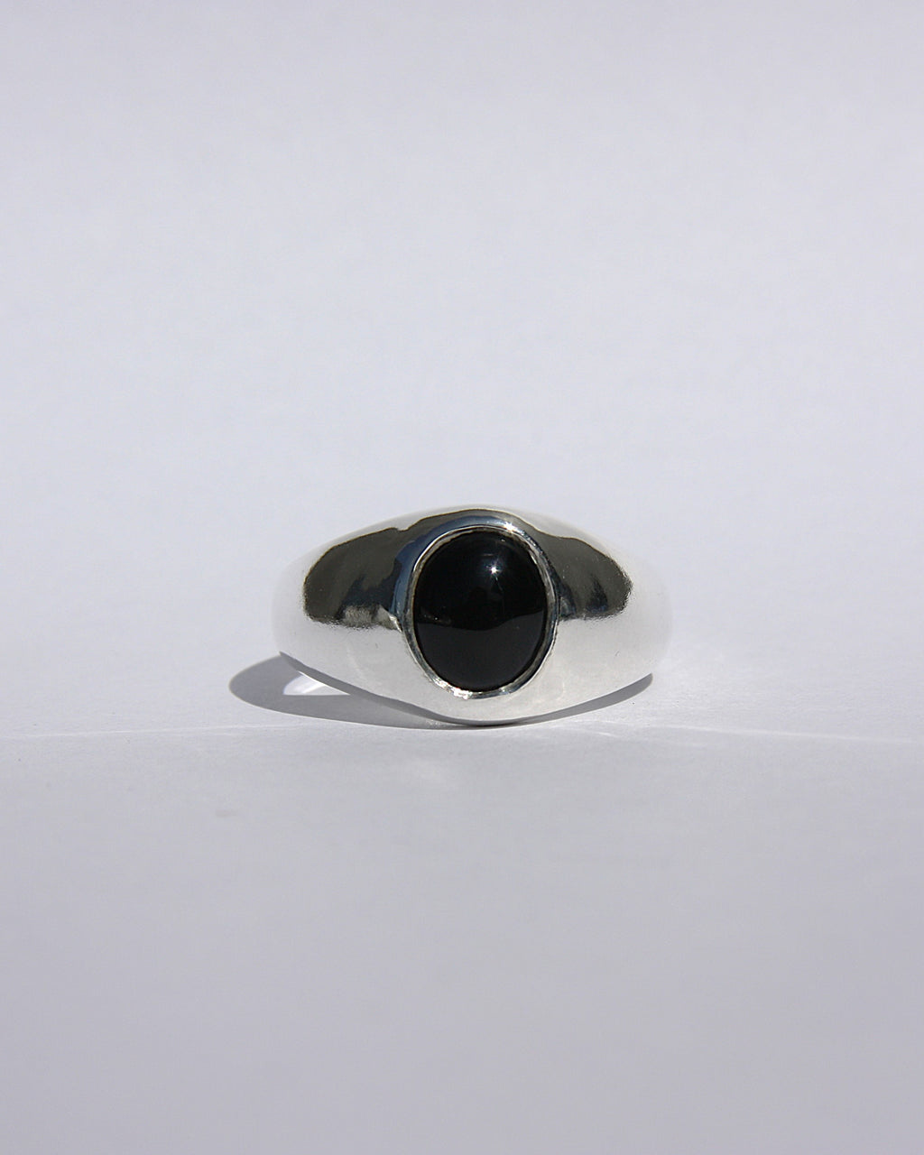Black Onyx Signet Ring W