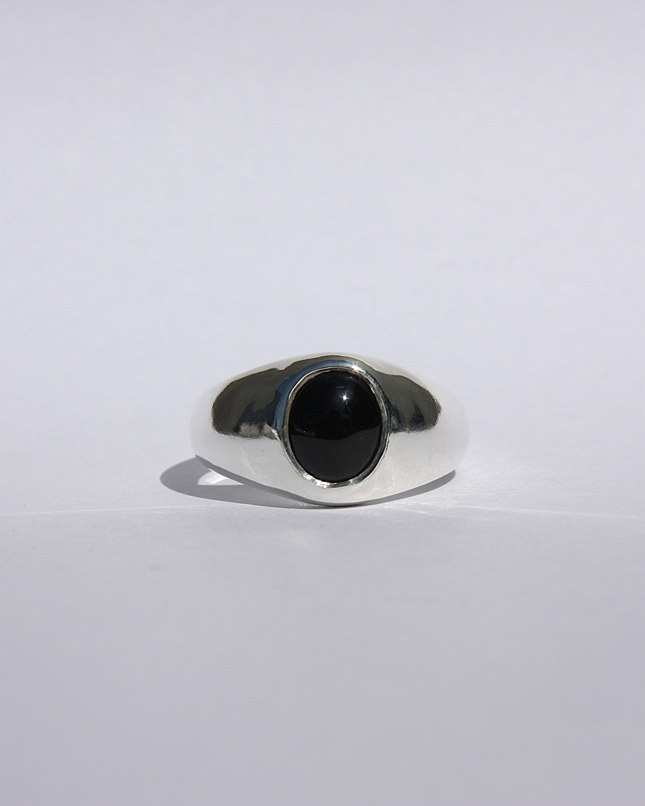 Black Onyx Signet Ring W