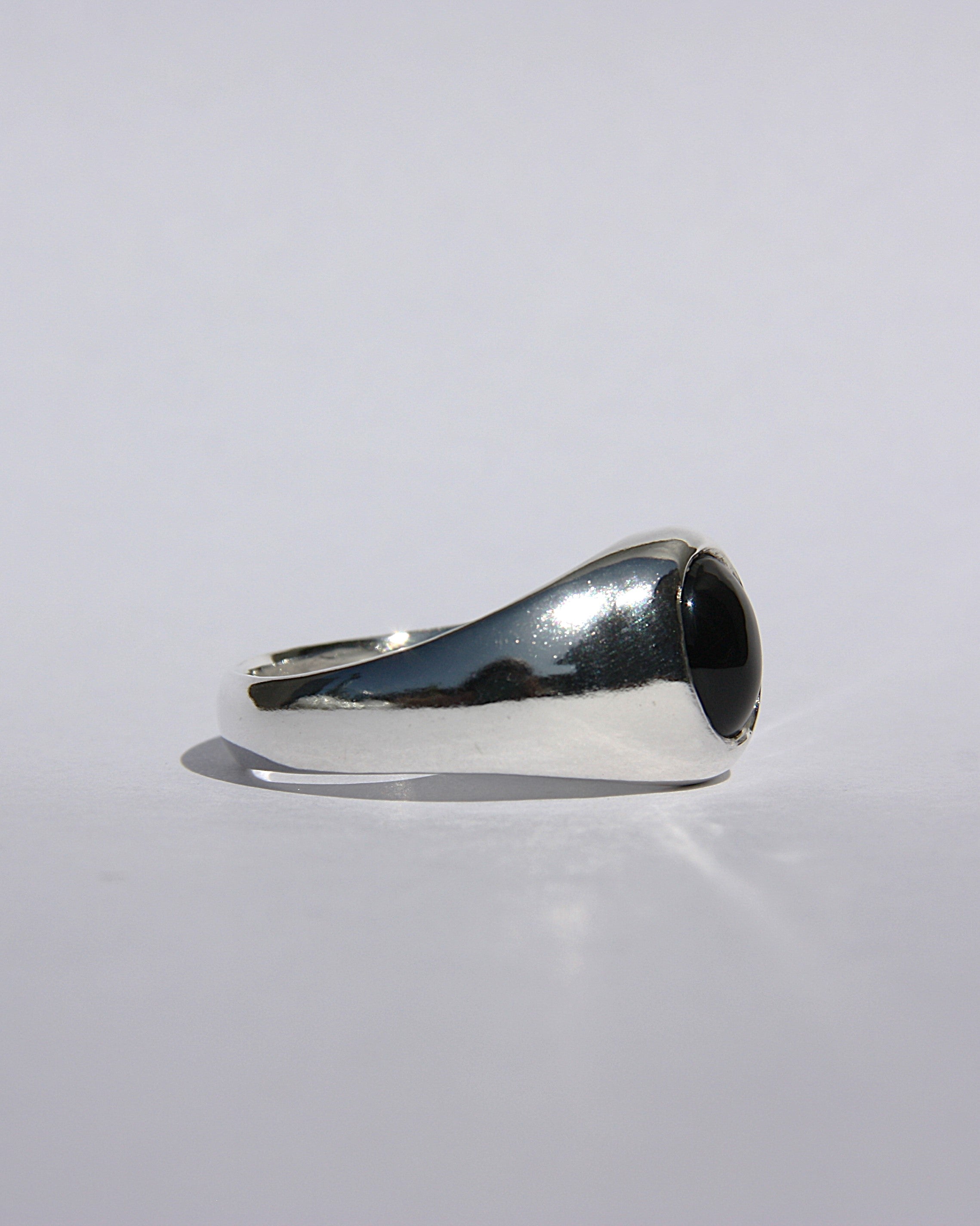 Black Onyx Signet Ring W