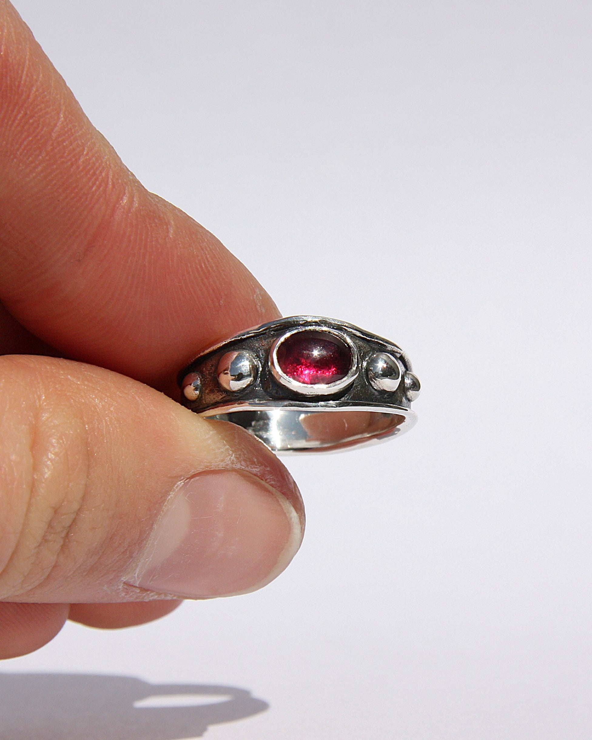 Reed Ring Garnet P