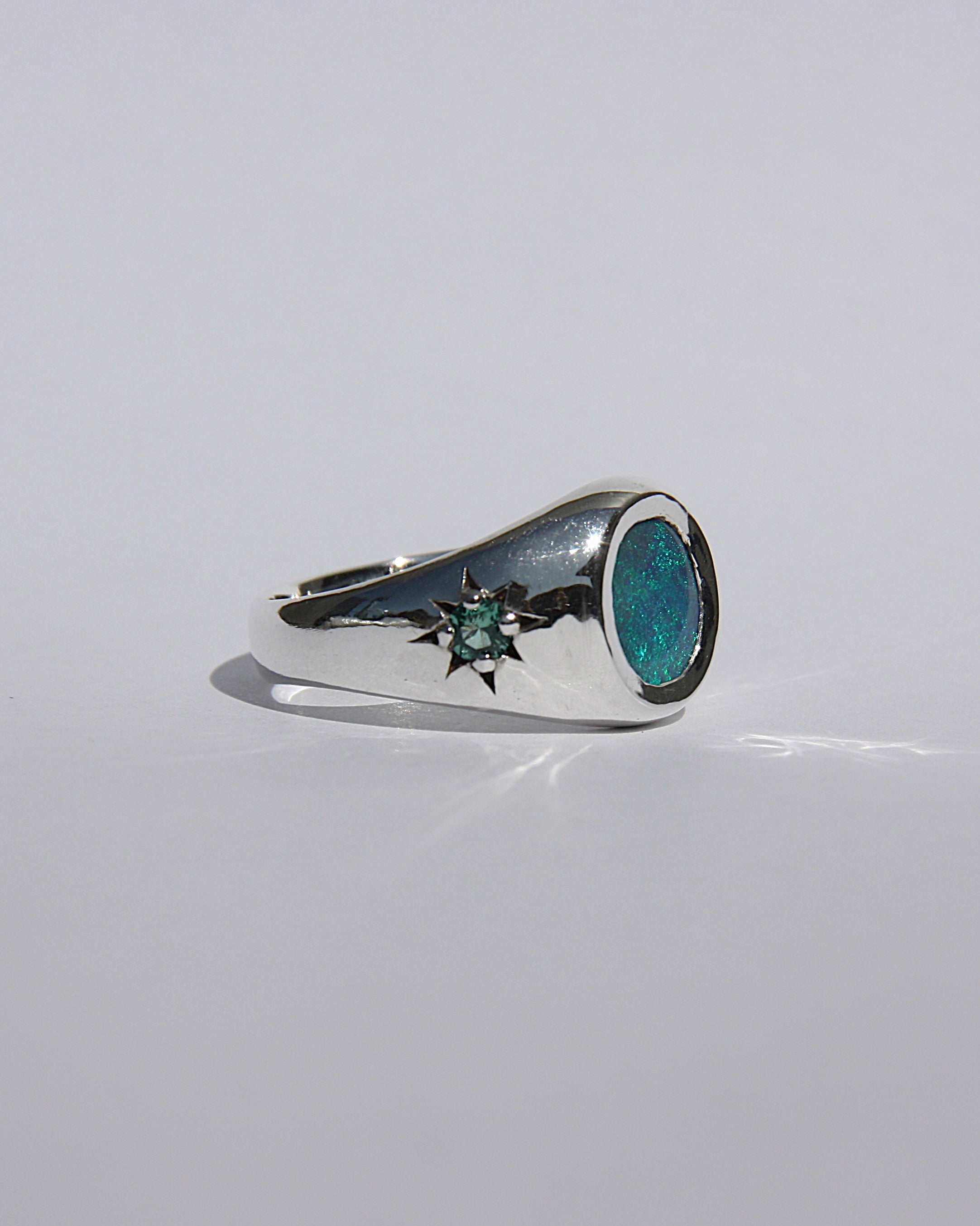 Ocean Opal Ring Q