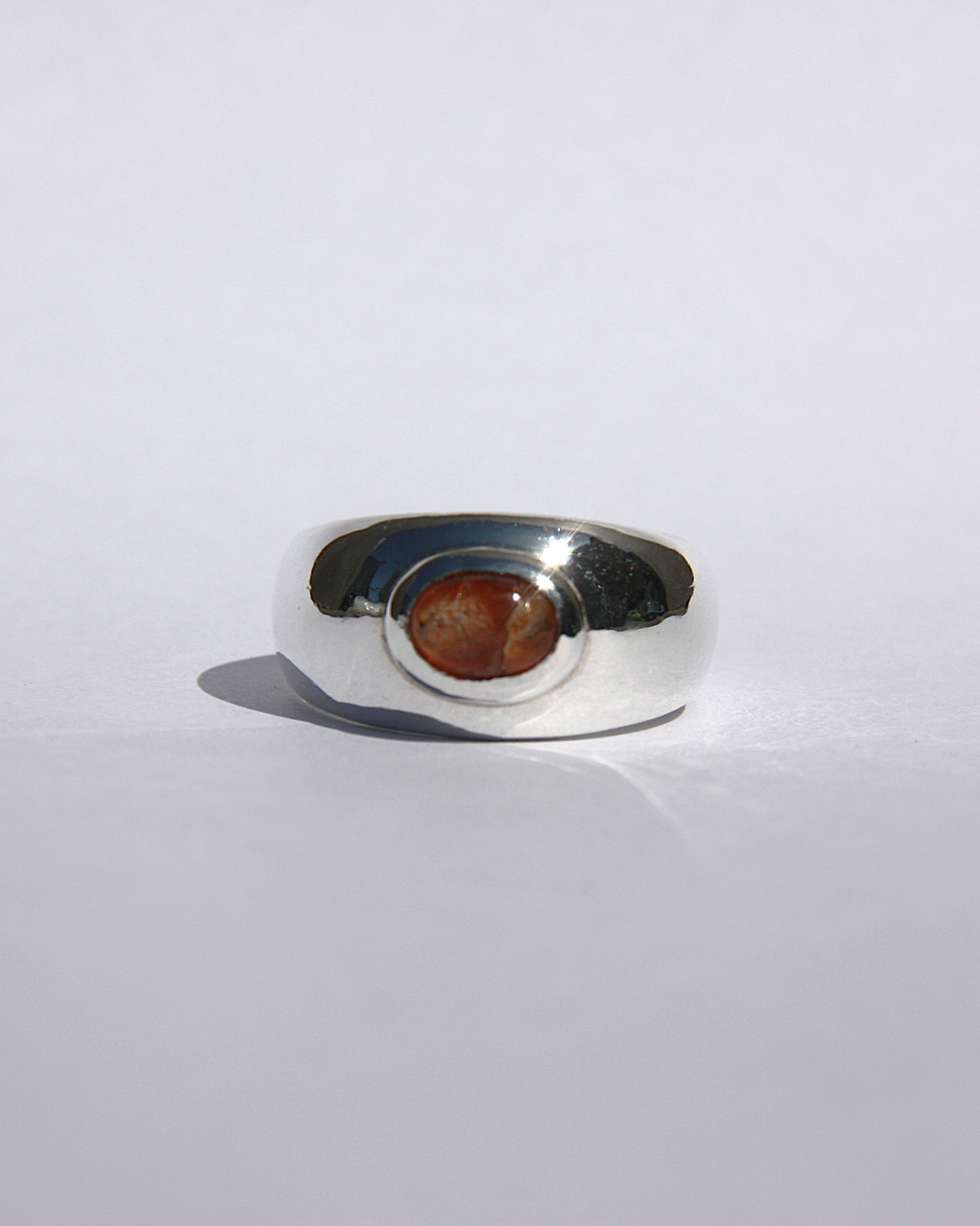 Bulbous Ring Sunstone P