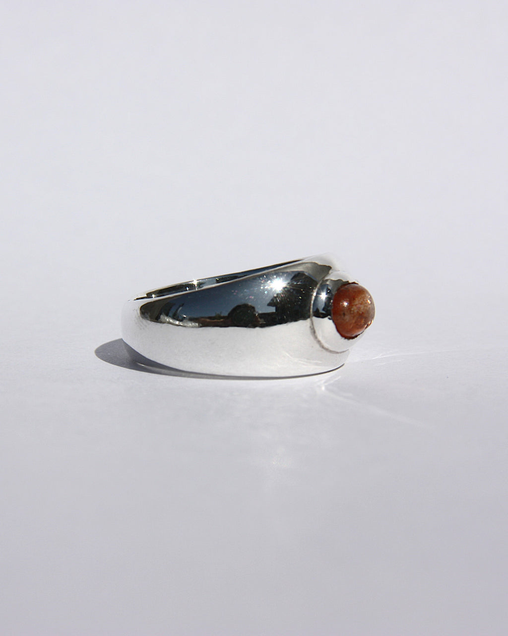 Bulbous Ring Sunstone P