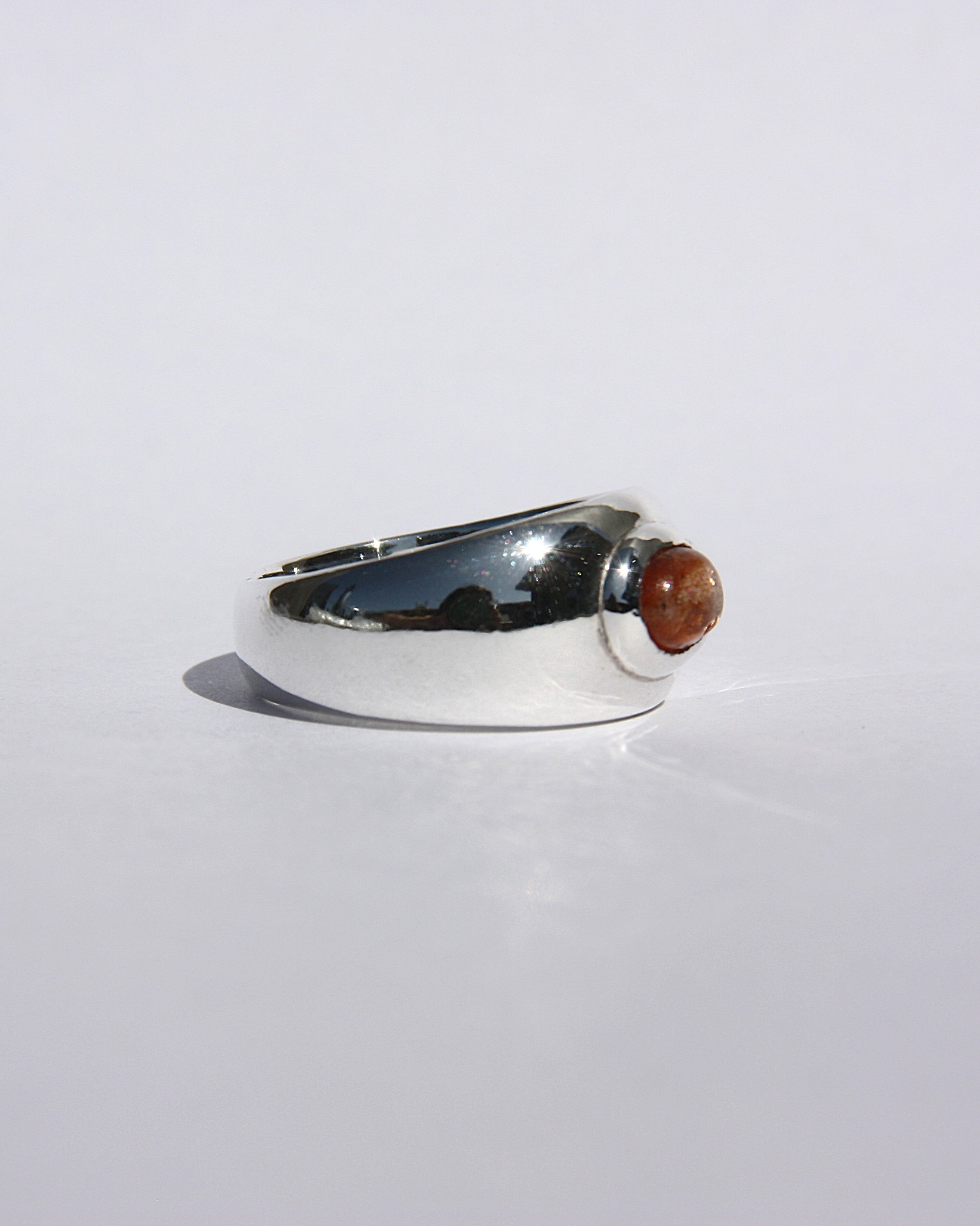 Bulbous Ring Sunstone P