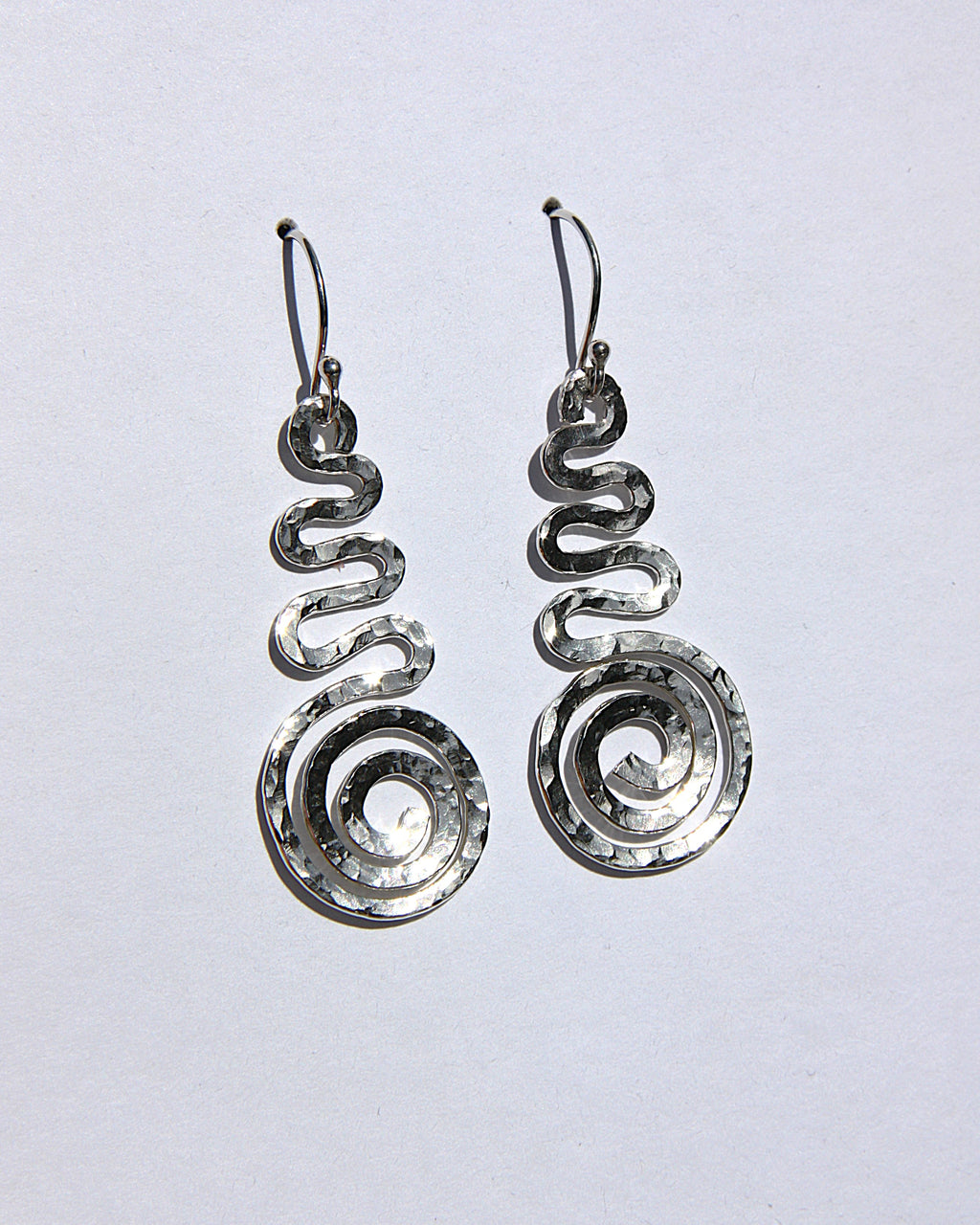 Spiral Textured Earrings