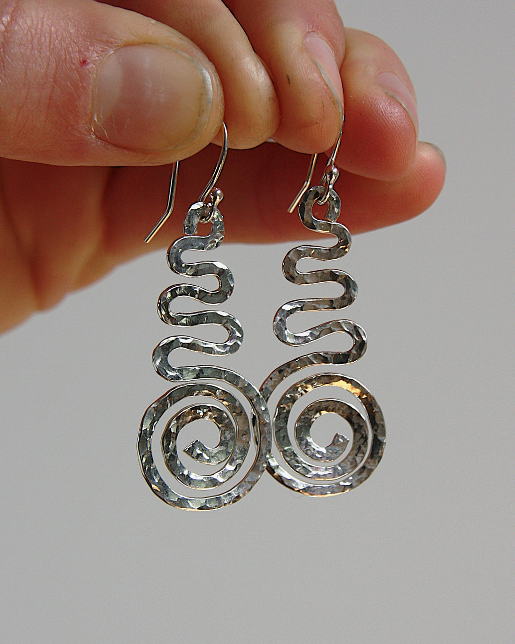 Spiral Textured Earrings