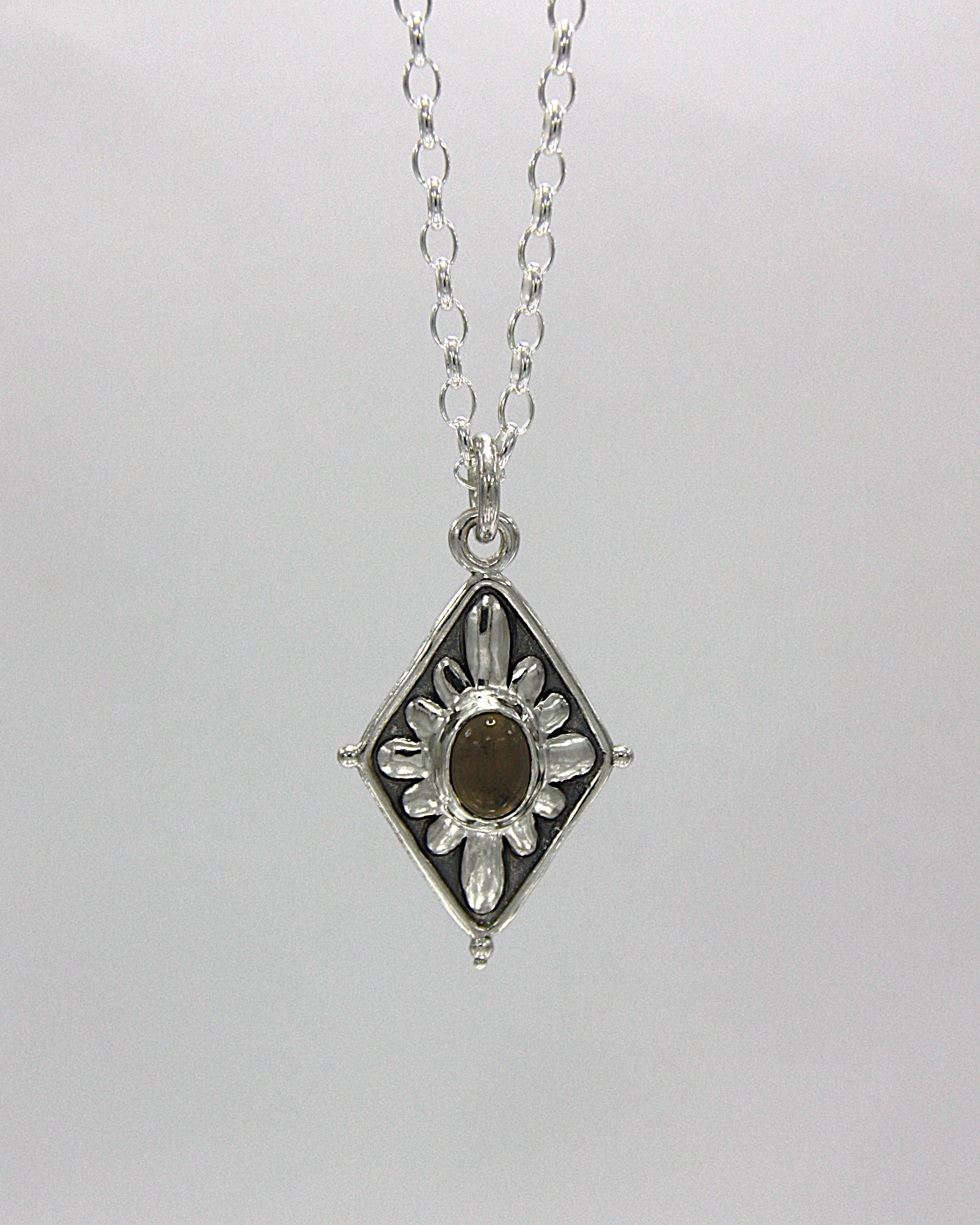 Diamond Flower Necklace