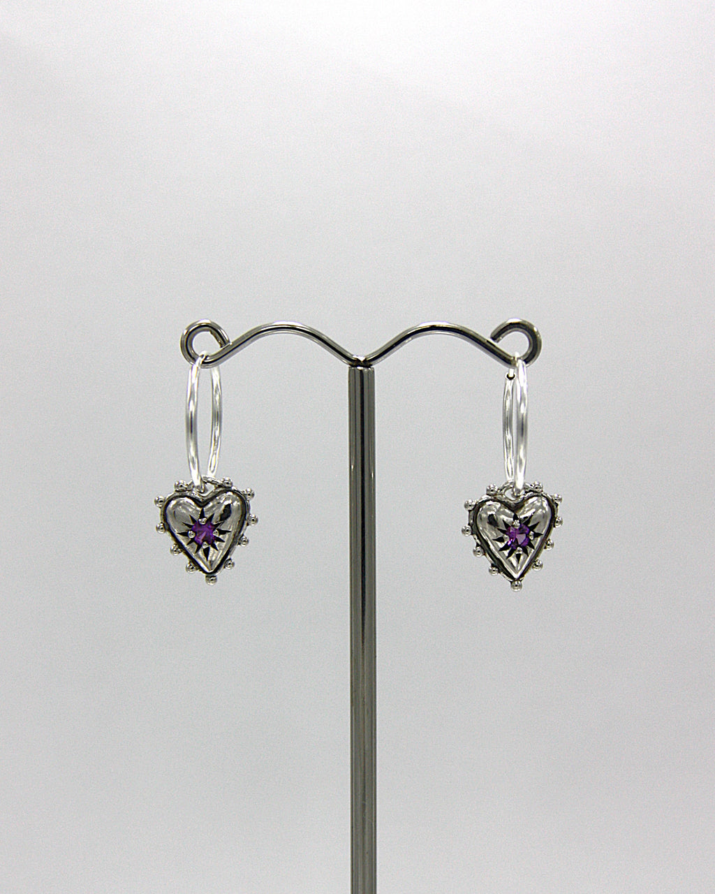 'Anya Hoop Earrings Kunzite