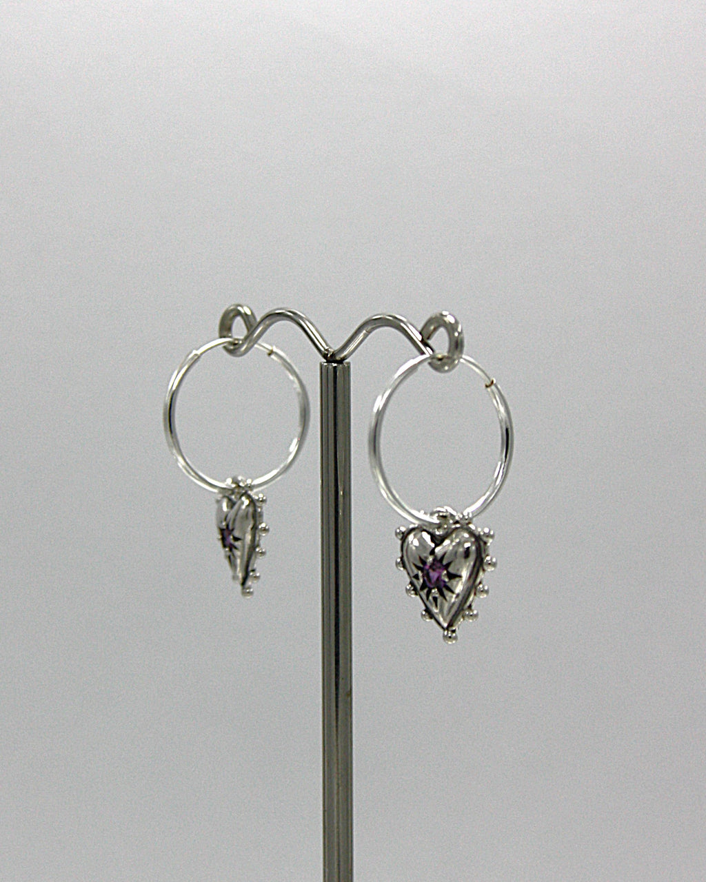'Anya Hoop Earrings Kunzite