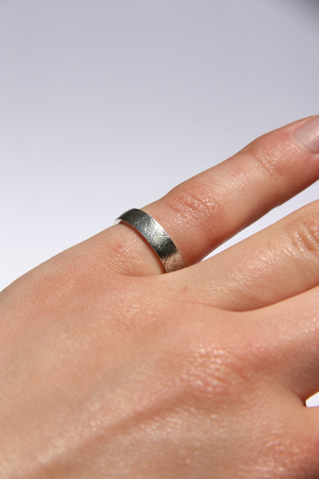 Gum Leaf Imprinted Ring J