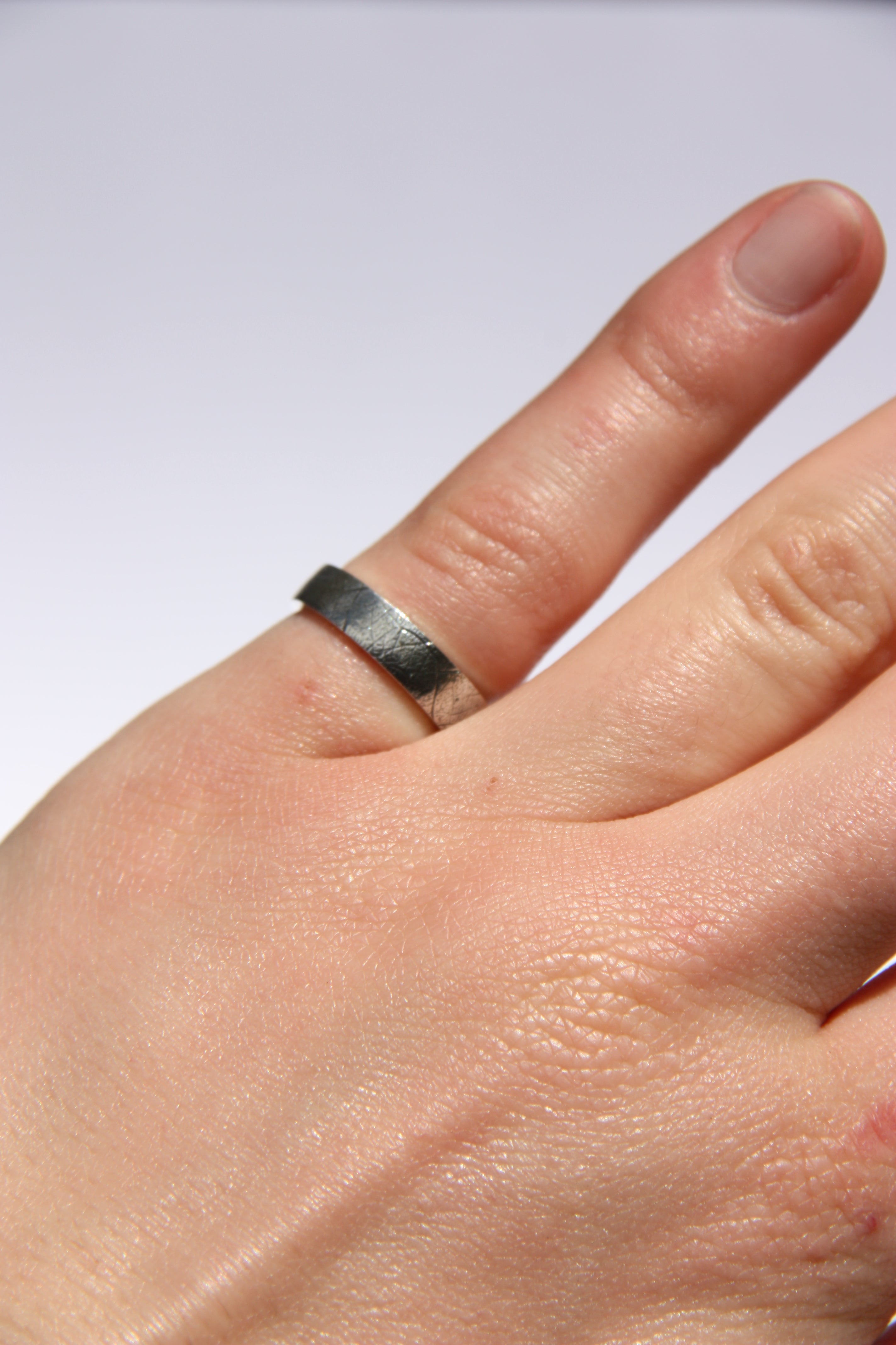 Gum Leaf Imprinted Ring J