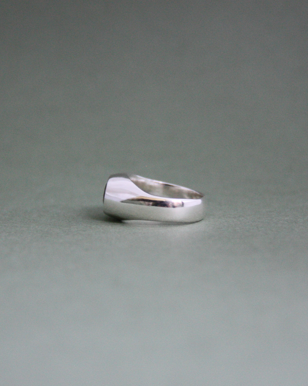 Raised Garnet Signet N 1/2