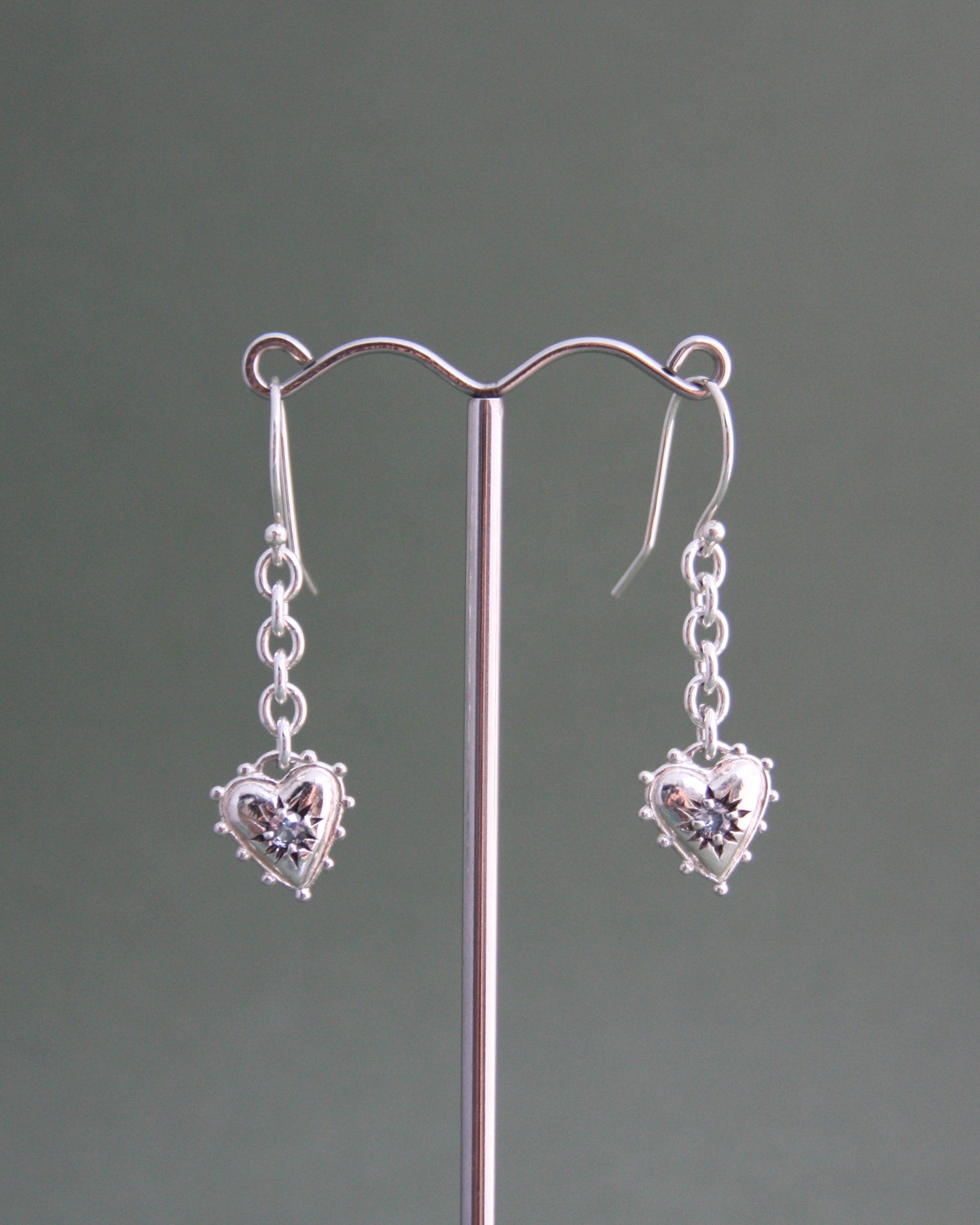 'Anya Earrings Sky Blue Topaz
