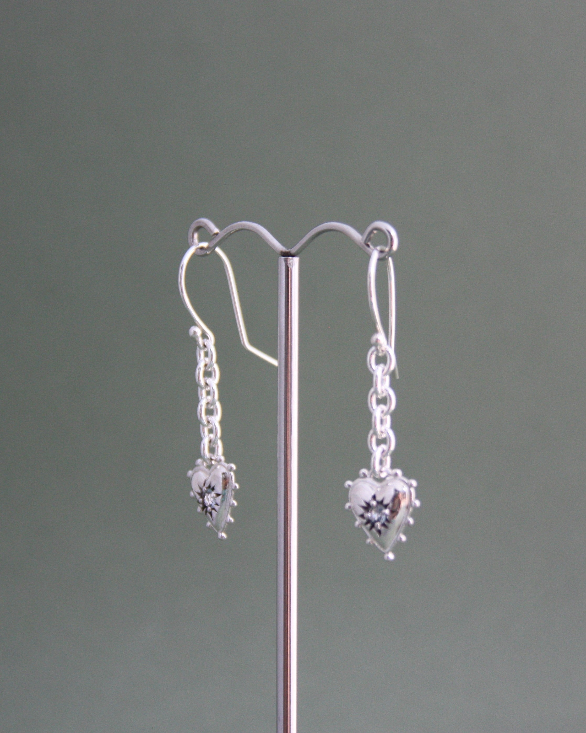 'Anya Earrings Sky Blue Topaz