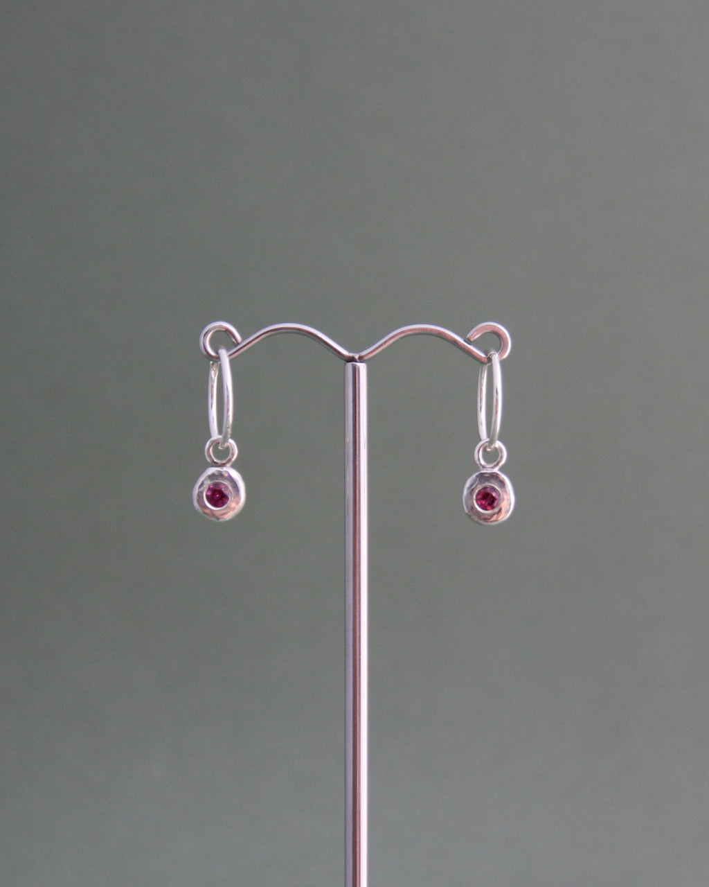 Organic Sleepers Rhodolite Garnet