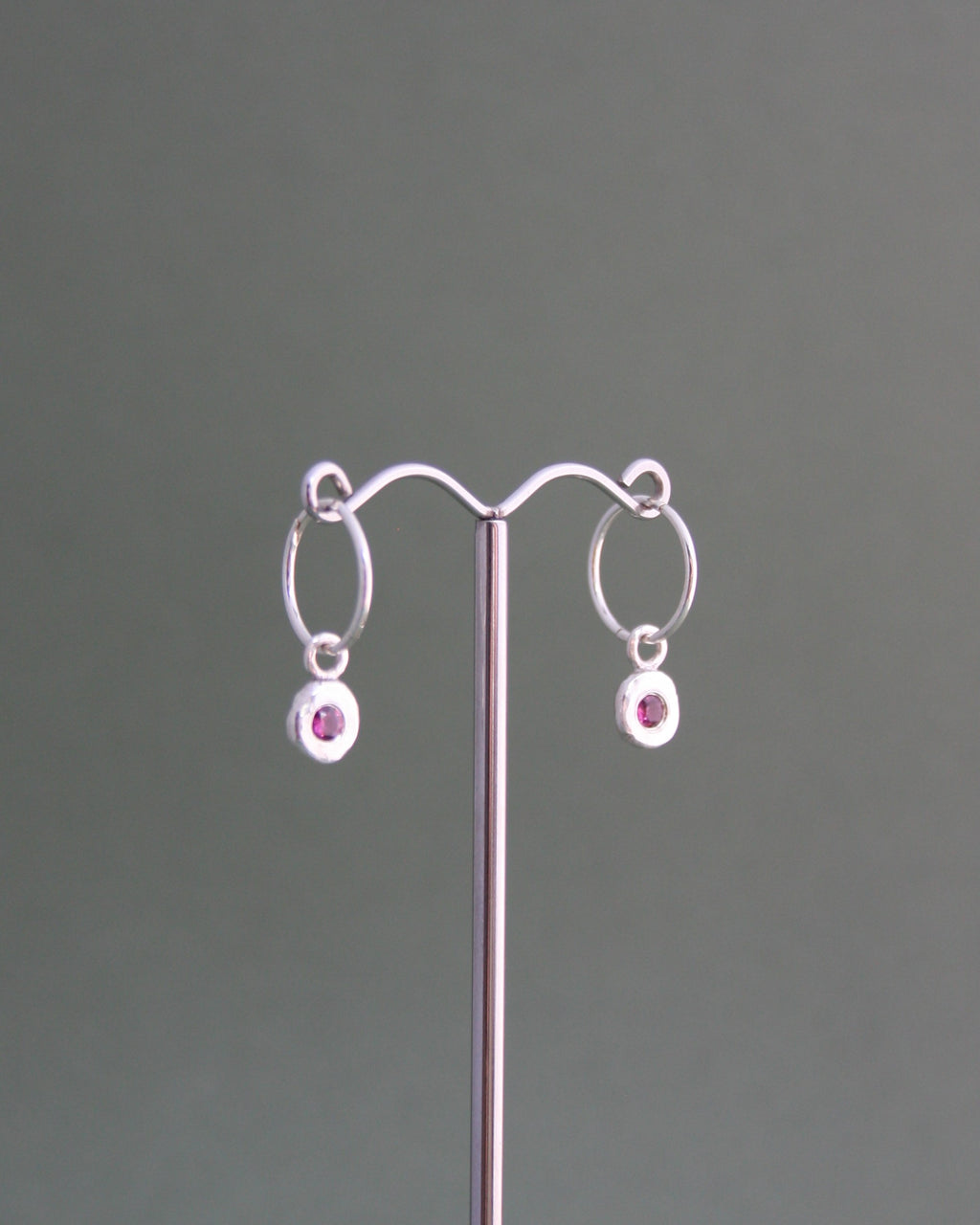 Organic Sleepers Rhodolite Garnet