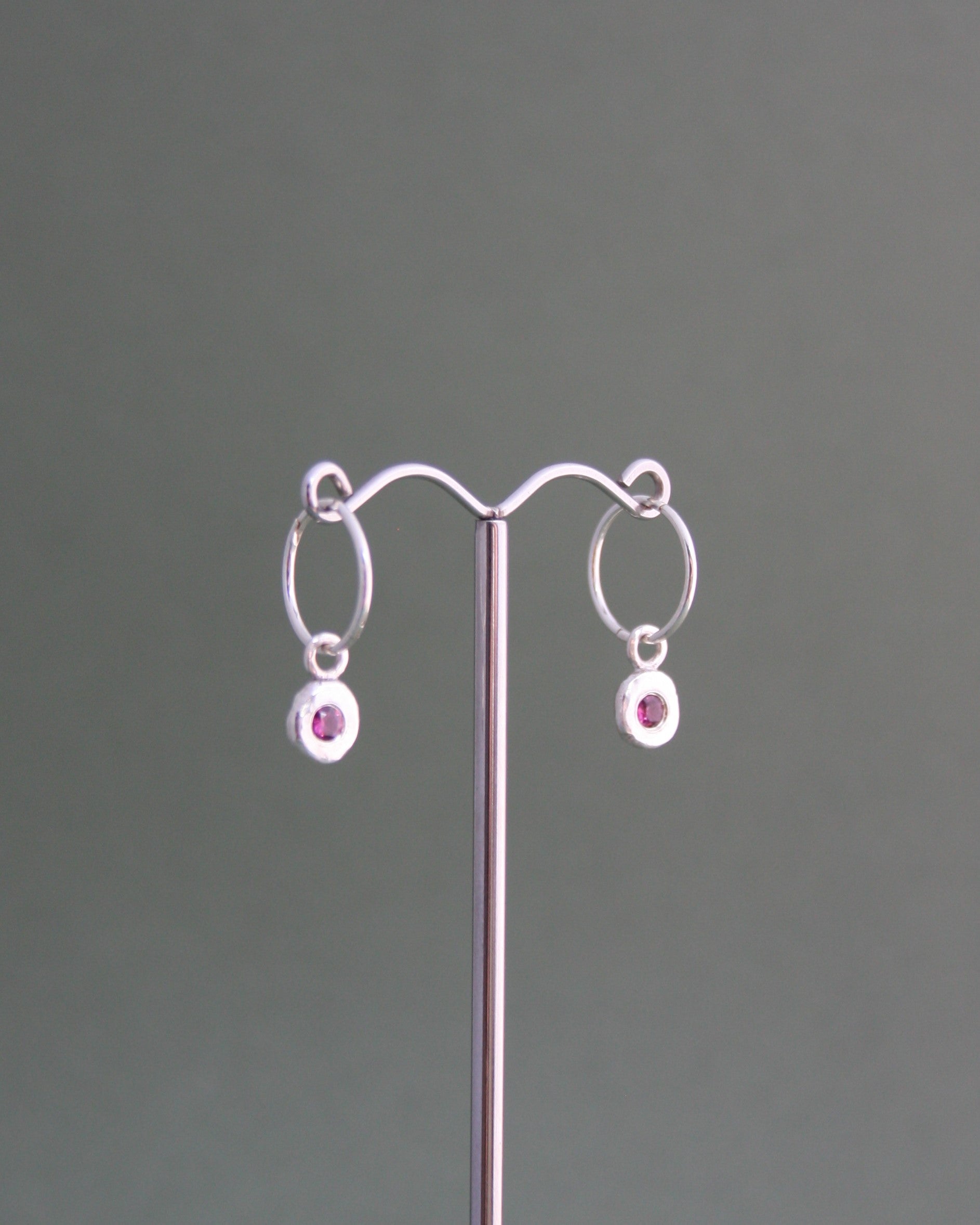 Organic Sleepers Rhodolite Garnet