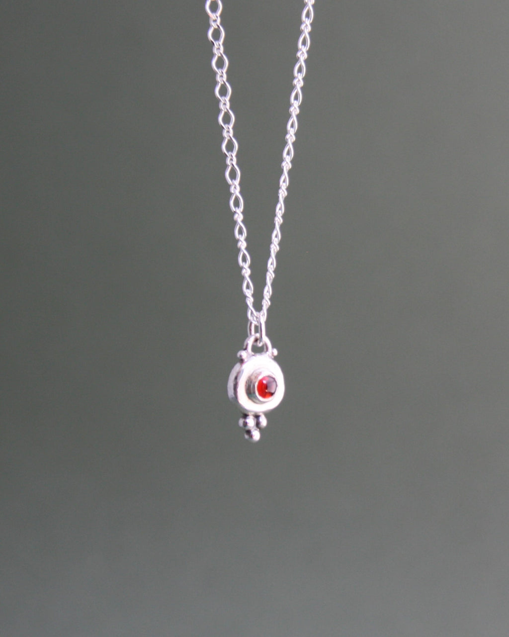 Hannah Necklace Garnet