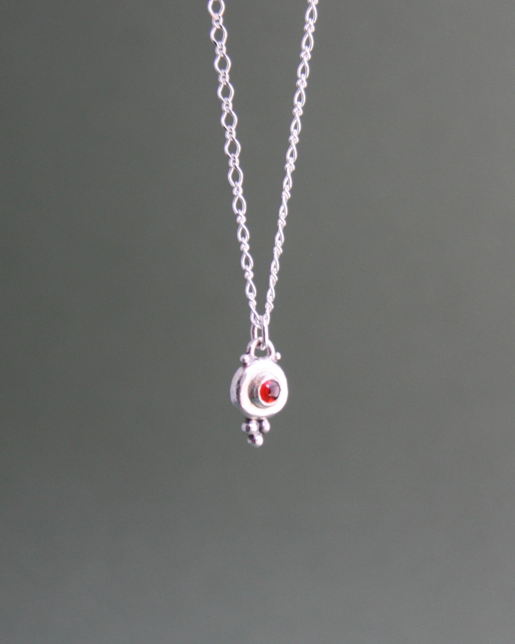 Hannah Necklace Garnet
