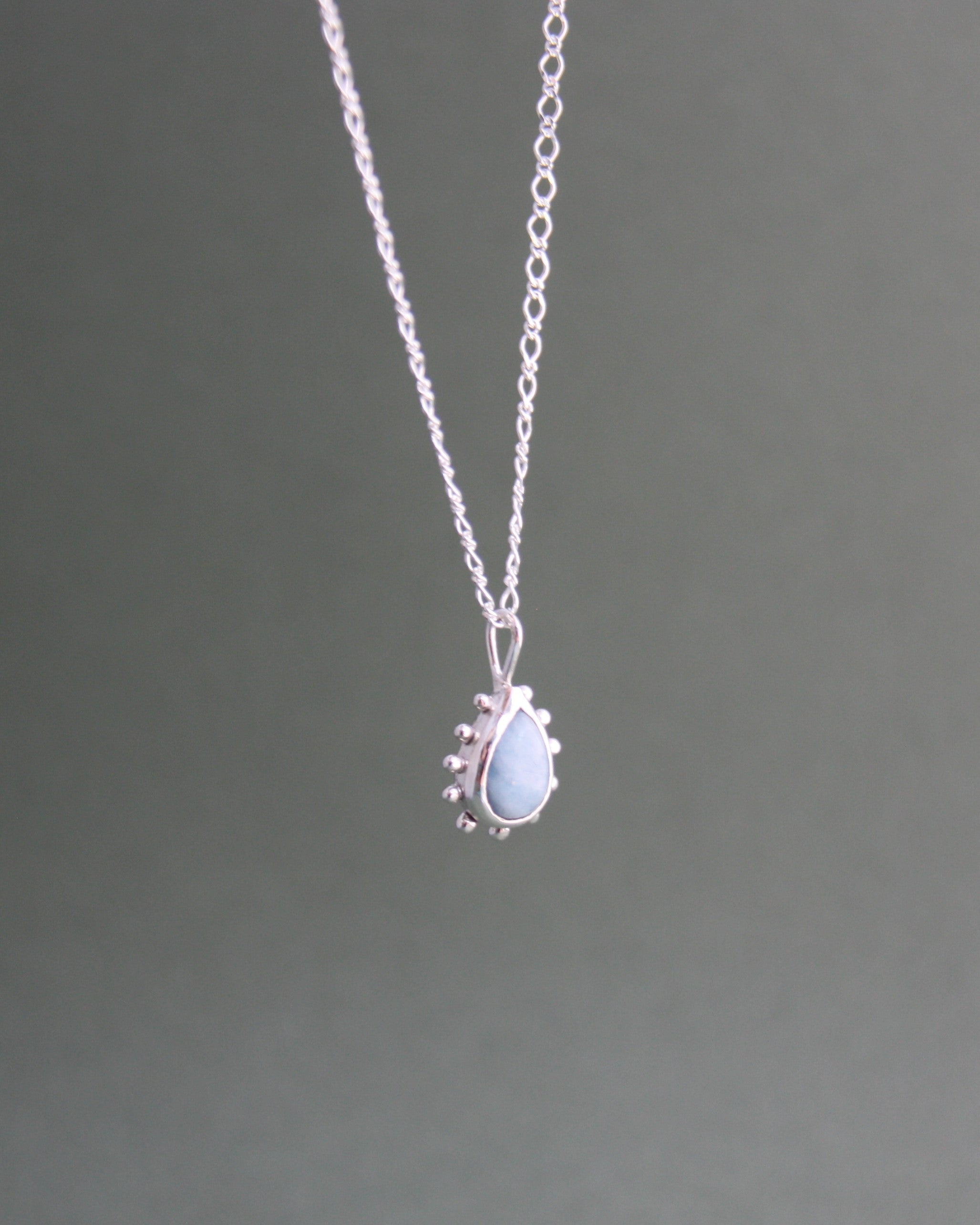 Raindrop Aquamarine Necklace